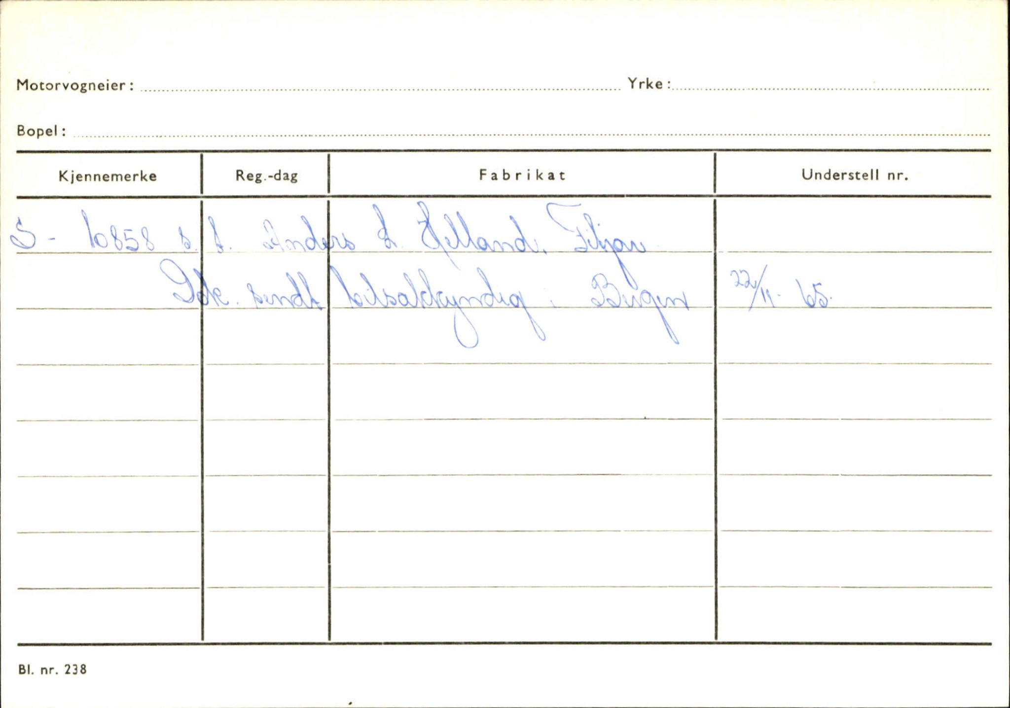 Statens vegvesen, Sogn og Fjordane vegkontor, AV/SAB-A-5301/4/F/L0131: Eigarregister Høyanger P-Å. Stryn S-Å, 1945-1975, p. 1579