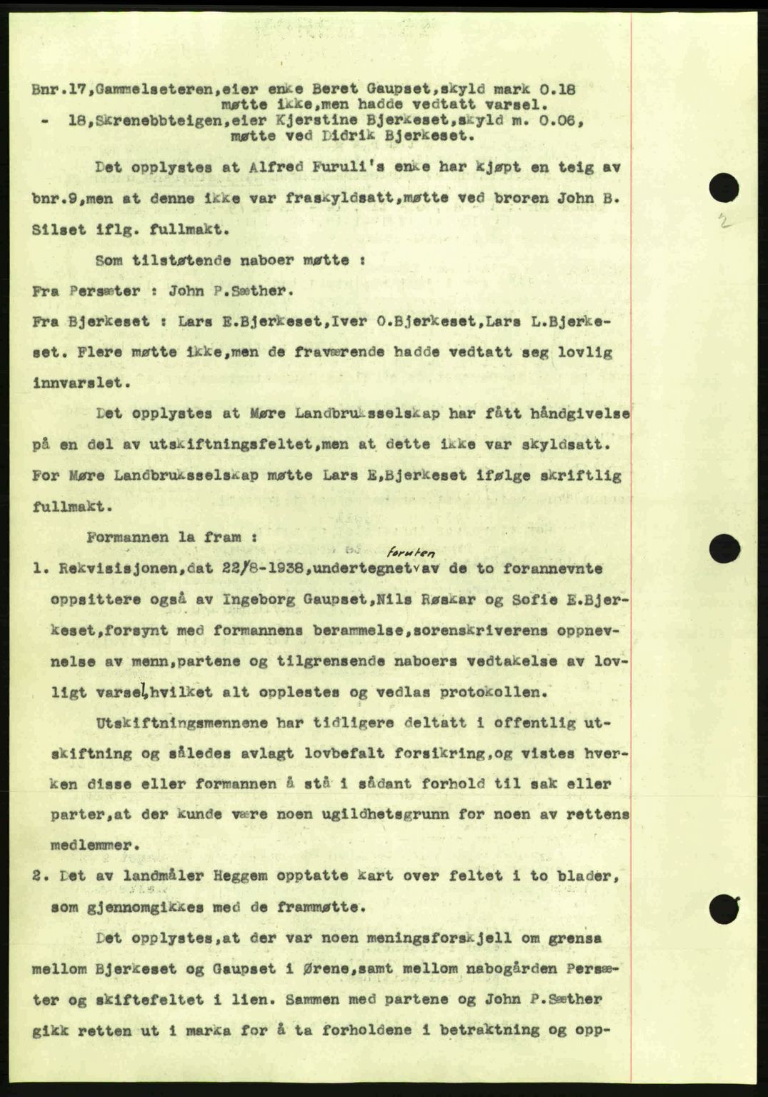 Nordmøre sorenskriveri, SAT/A-4132/1/2/2Ca: Mortgage book no. A89, 1940-1941, Diary no: : 555/1941