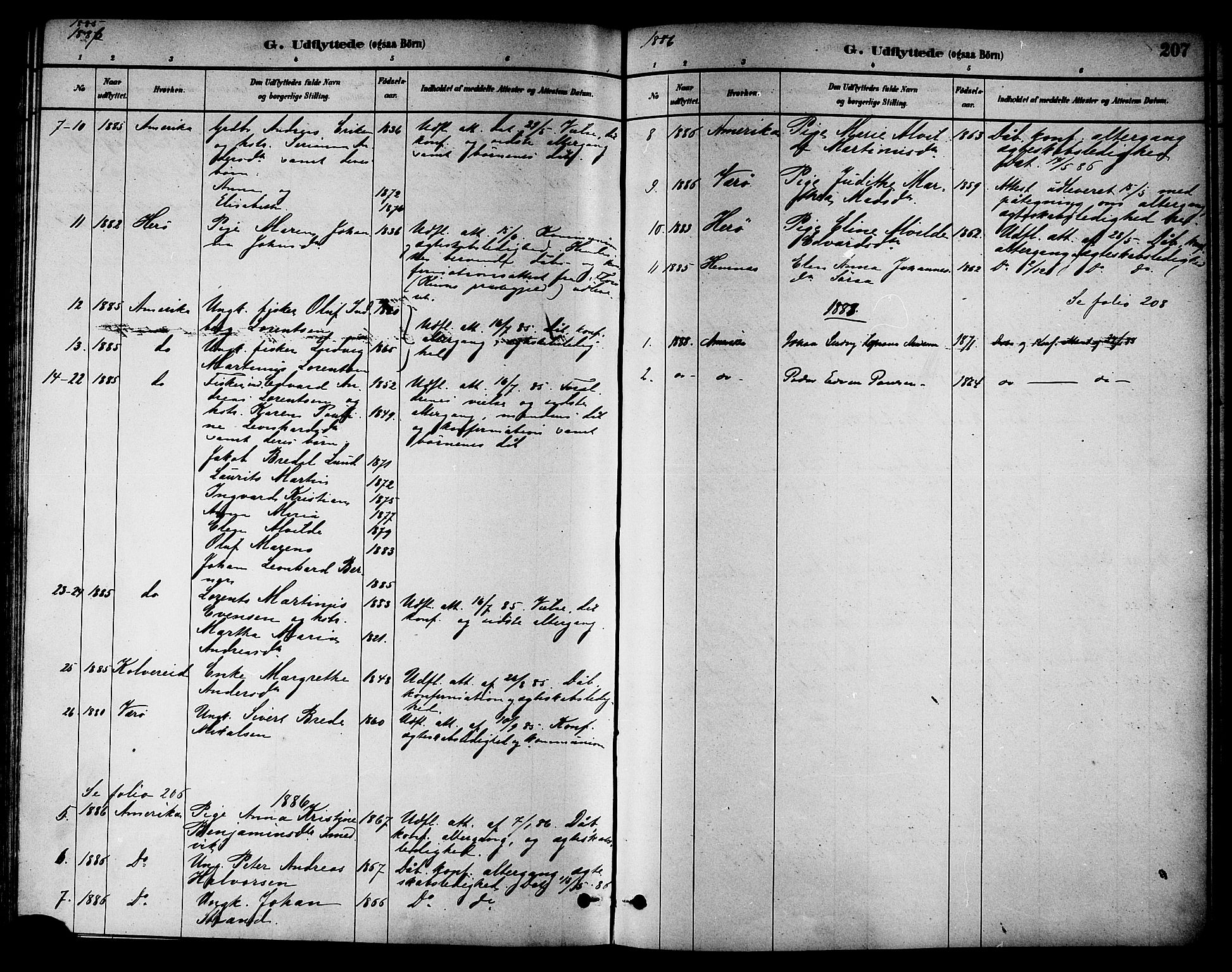 Ministerialprotokoller, klokkerbøker og fødselsregistre - Nord-Trøndelag, SAT/A-1458/784/L0672: Parish register (official) no. 784A07, 1880-1887, p. 207