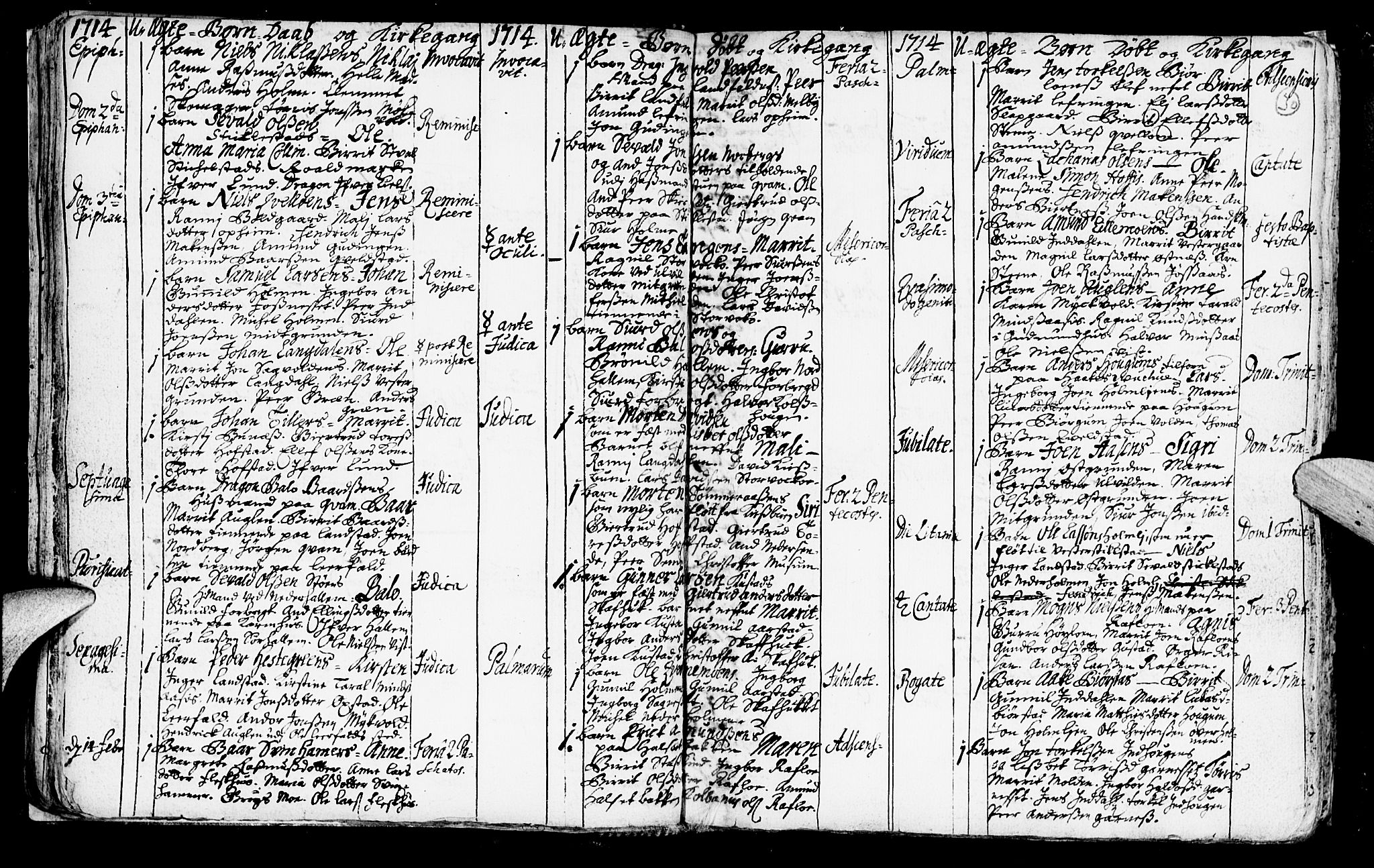 Ministerialprotokoller, klokkerbøker og fødselsregistre - Nord-Trøndelag, AV/SAT-A-1458/723/L0230: Parish register (official) no. 723A01, 1705-1747, p. 30