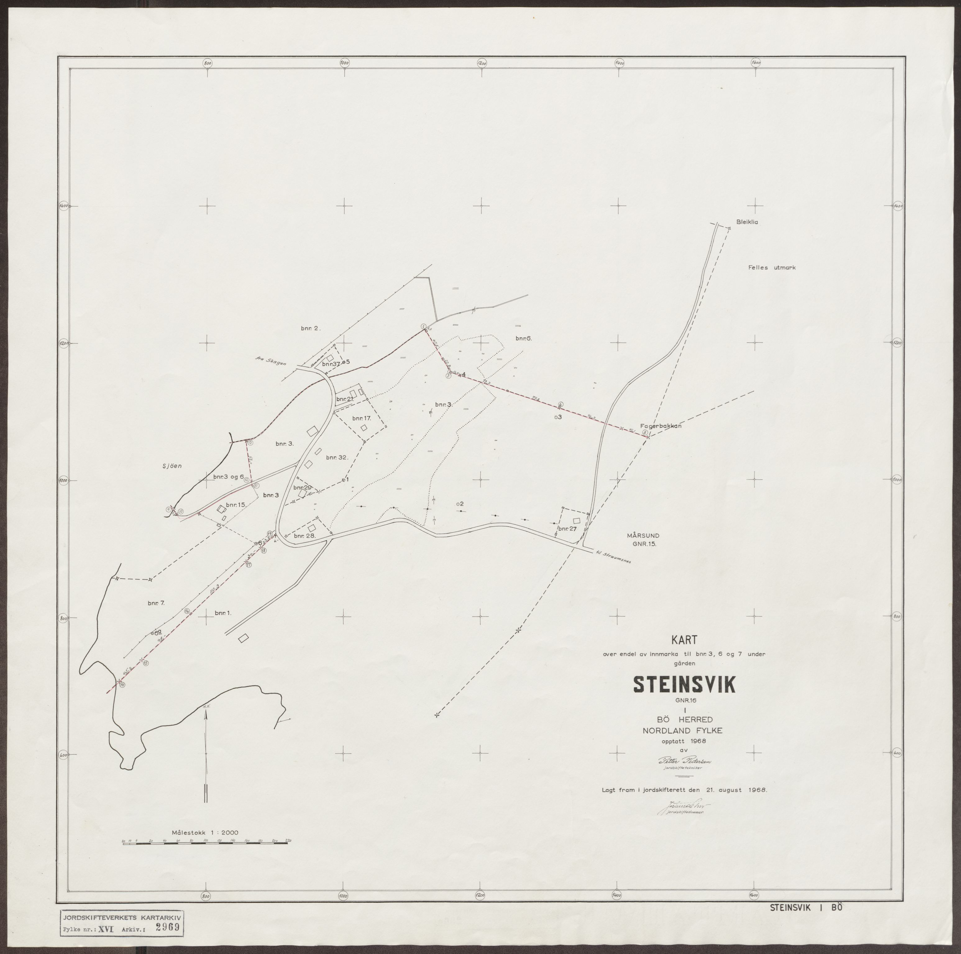 Jordskifteverkets kartarkiv, AV/RA-S-3929/T, 1859-1988, p. 3877