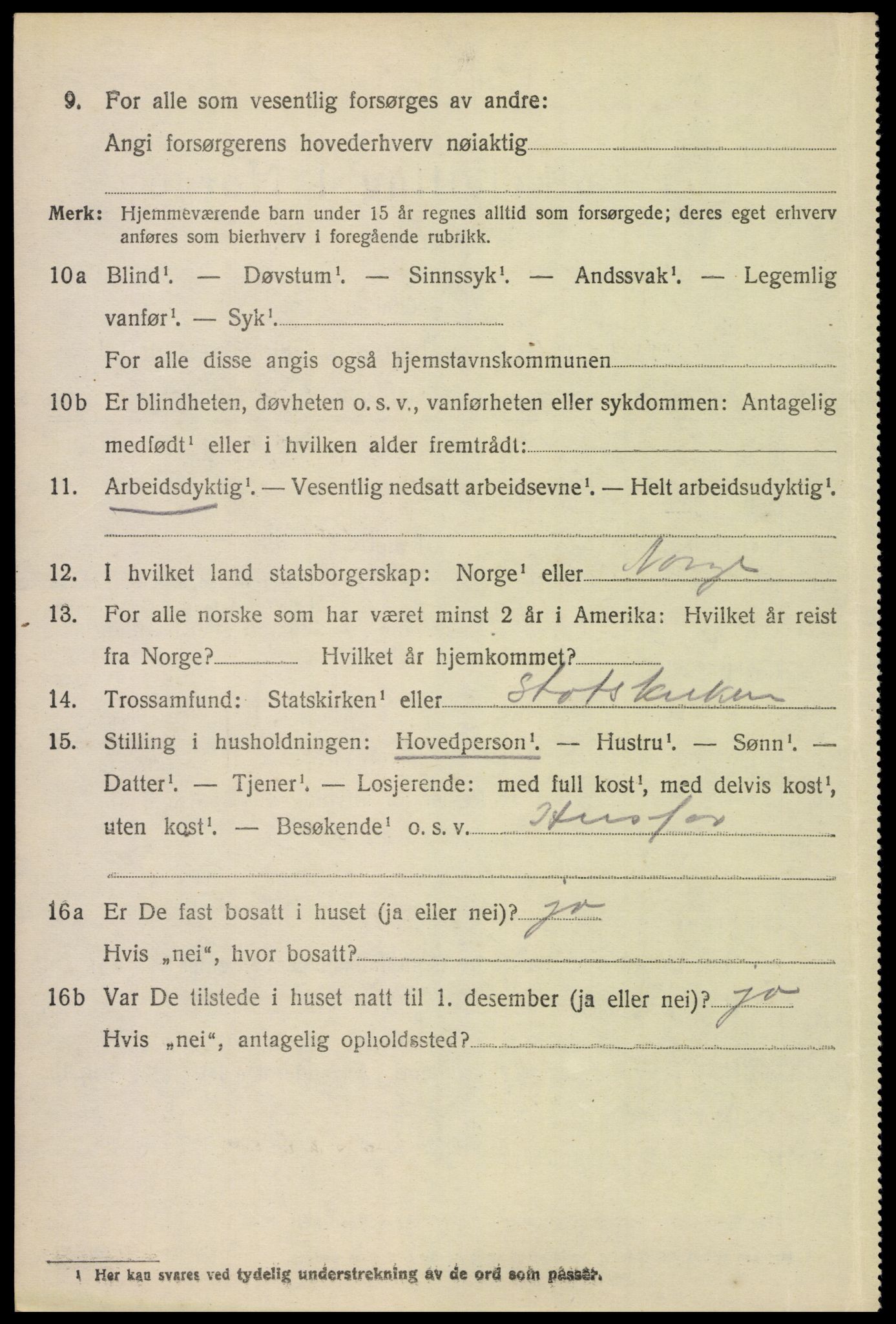 SAH, 1920 census for Brandval, 1920, p. 4373