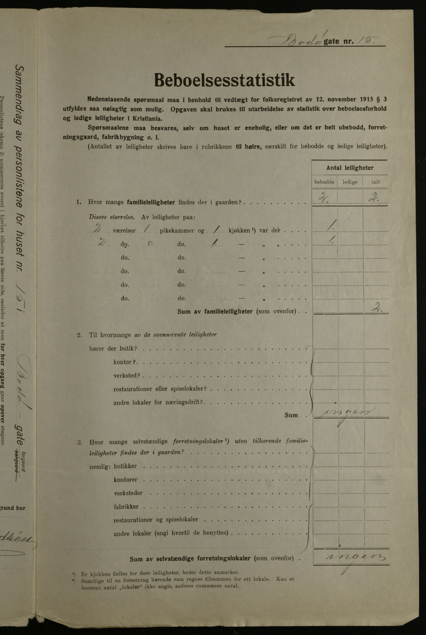 OBA, Municipal Census 1923 for Kristiania, 1923, p. 7821