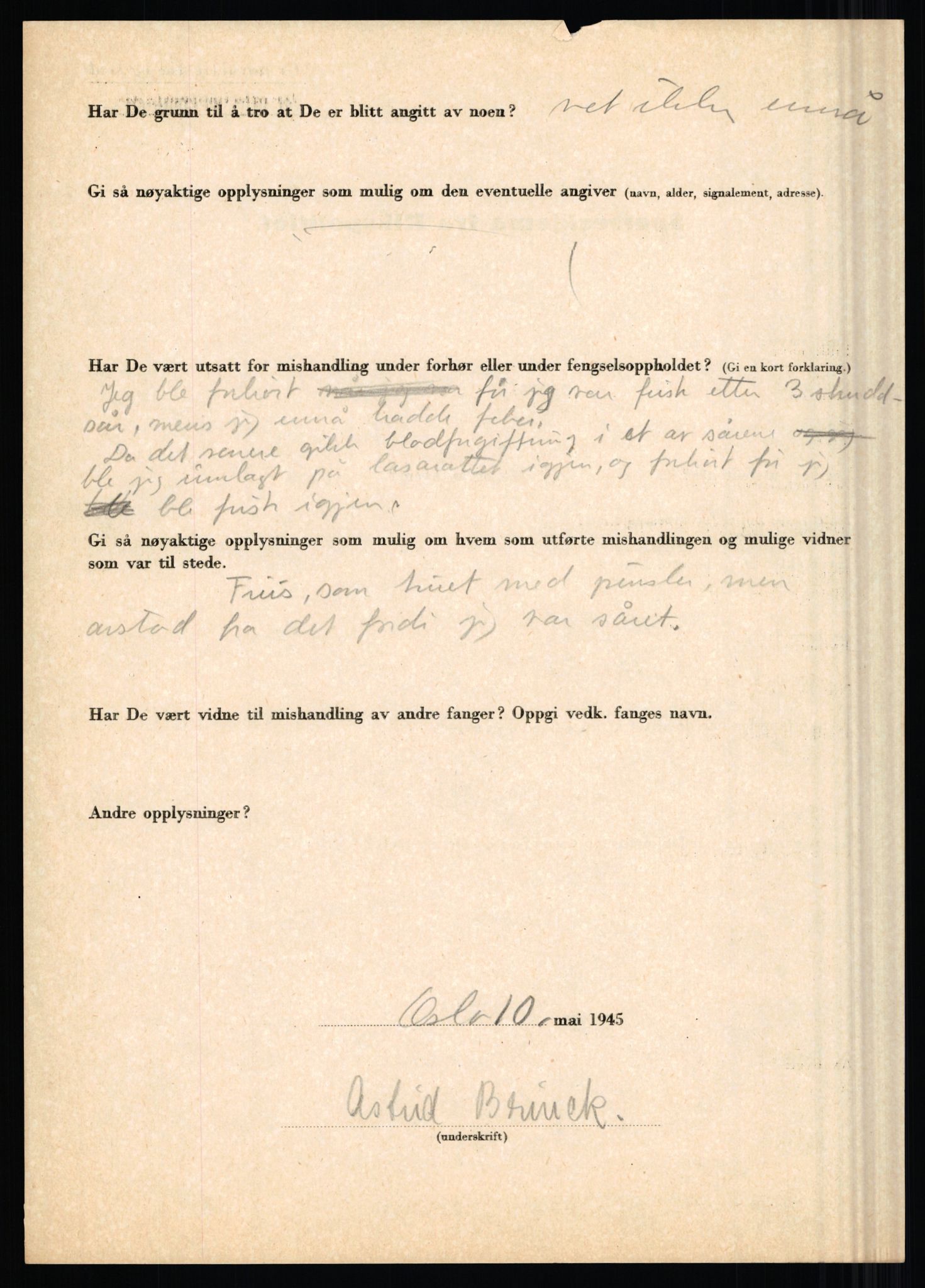 Rikspolitisjefen, AV/RA-S-1560/L/L0002: Berg, Alf - Bråthen, Thorleif, 1940-1945, p. 1051