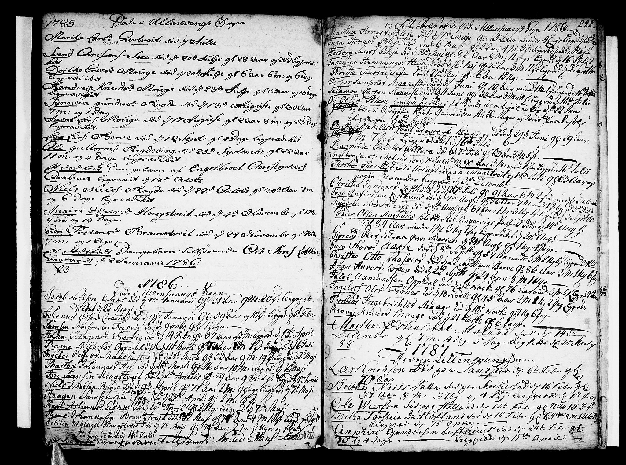 Ullensvang sokneprestembete, AV/SAB-A-78701/H/Haa: Parish register (official) no. A 6 /1, 1758-1788, p. 282