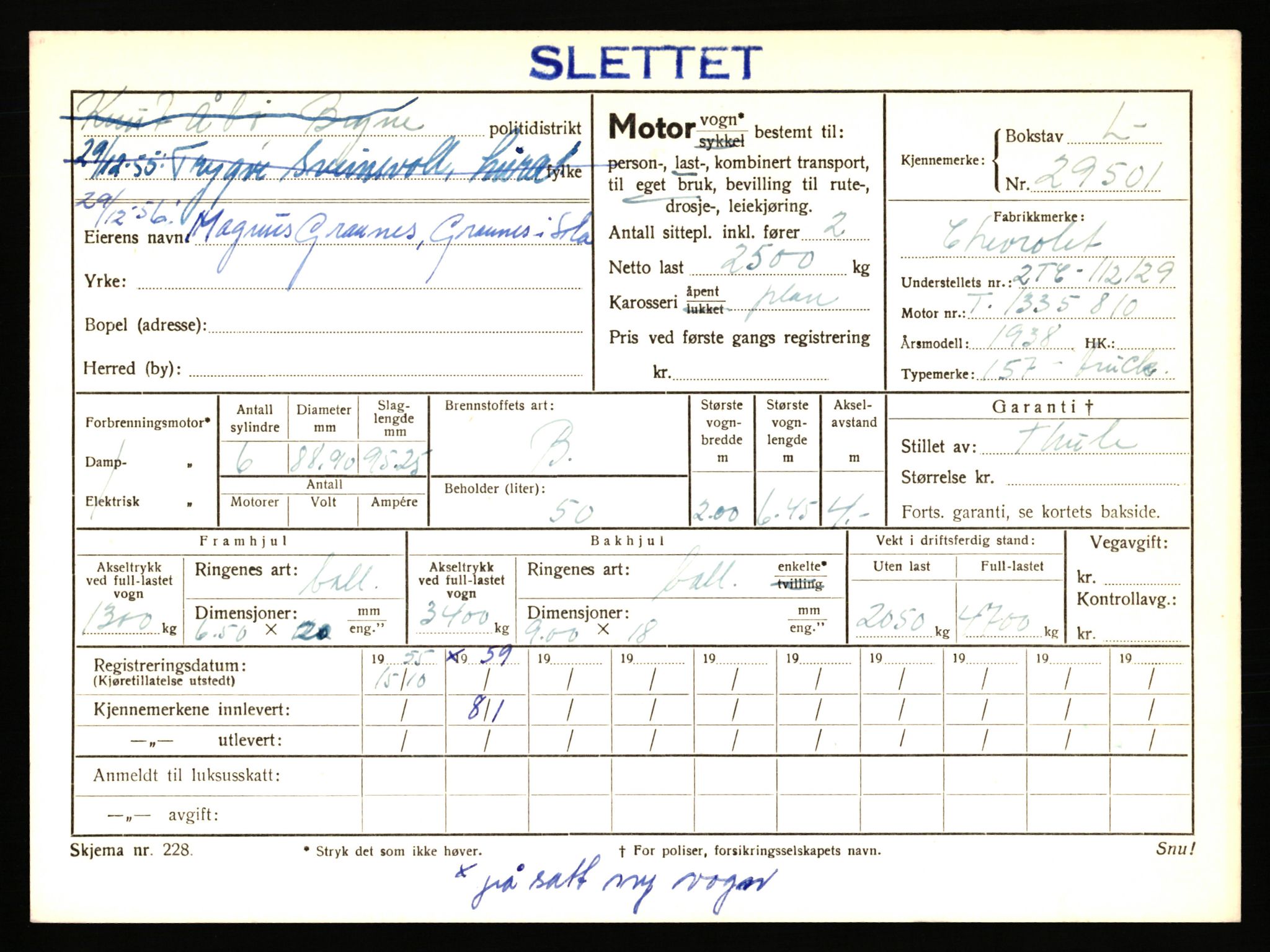 Stavanger trafikkstasjon, AV/SAST-A-101942/0/F/L0048: L-29100 - L-29899, 1930-1971, p. 1089