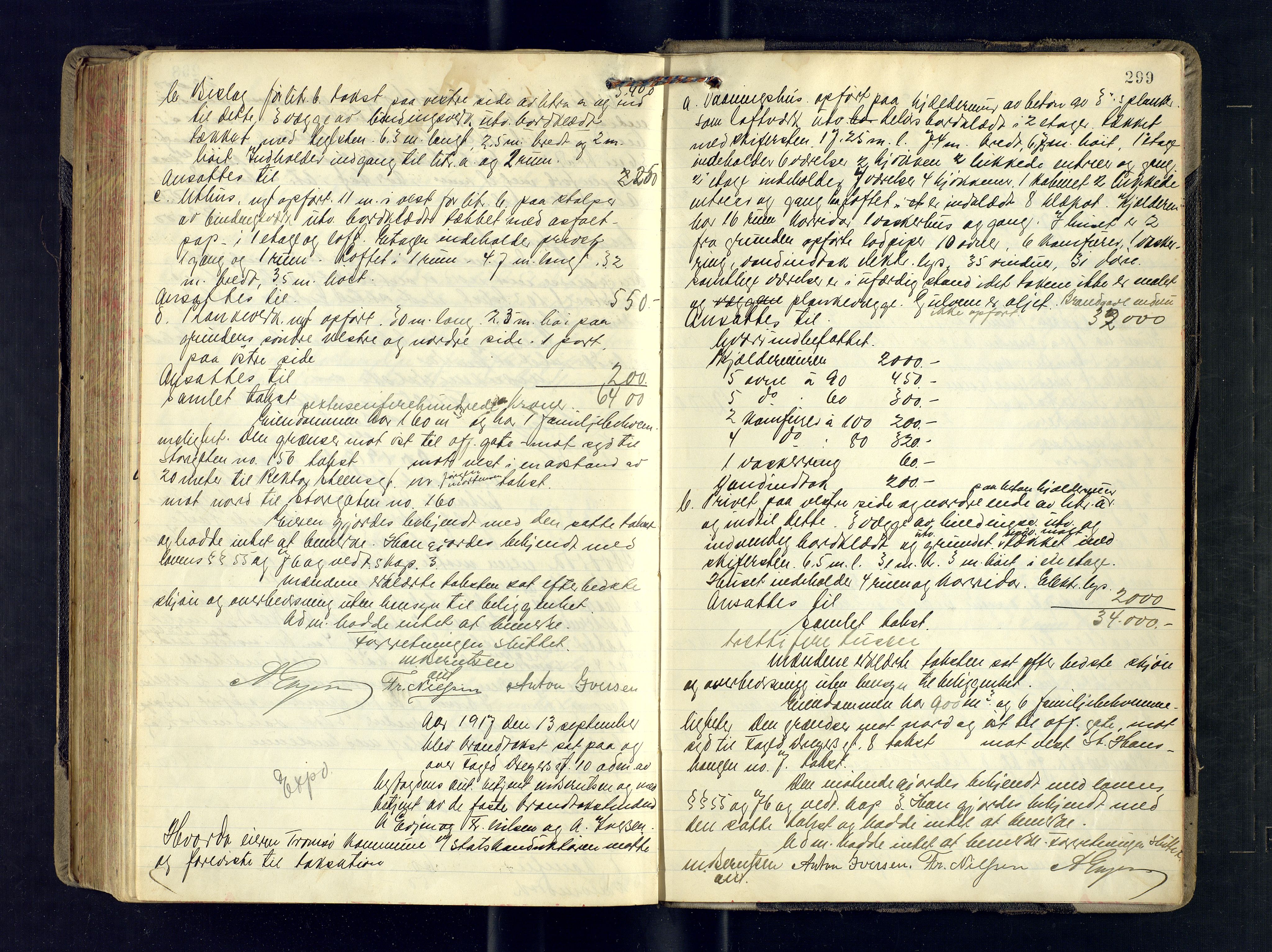 Tromsø byfogd/byrett, AV/SATØ-SATØ-0063/1/Oc/Ocb/Ocba/L0005: Branntakstprotokoll, 1914-1917, p. 299