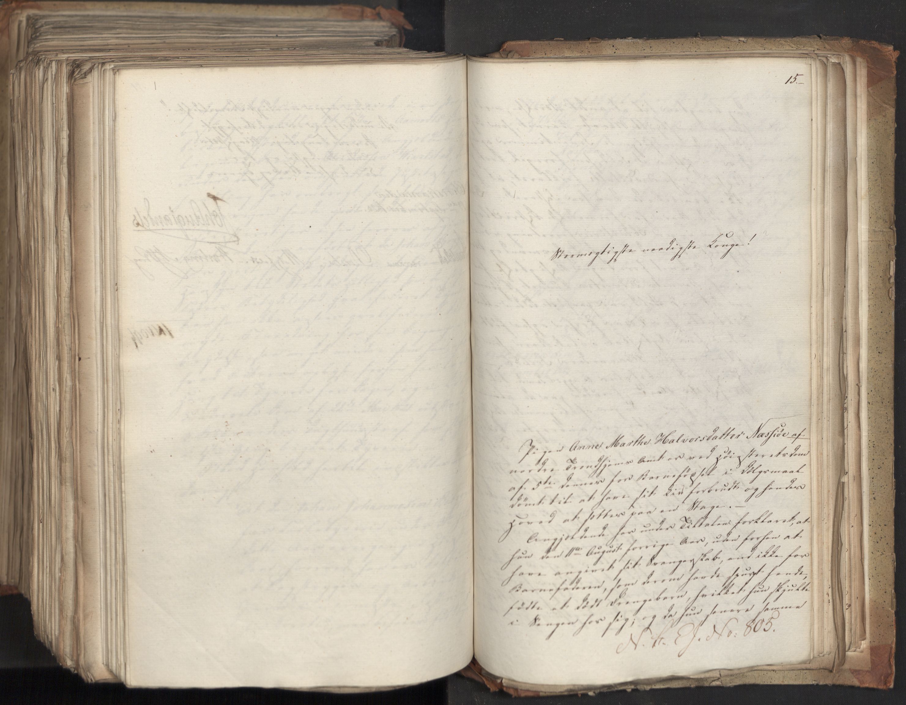 Statsrådsavdelingen i Stockholm, AV/RA-S-1003/D/Da/L0035: Regjeringsinnstillinger nr. 541-840, 1823, p. 723
