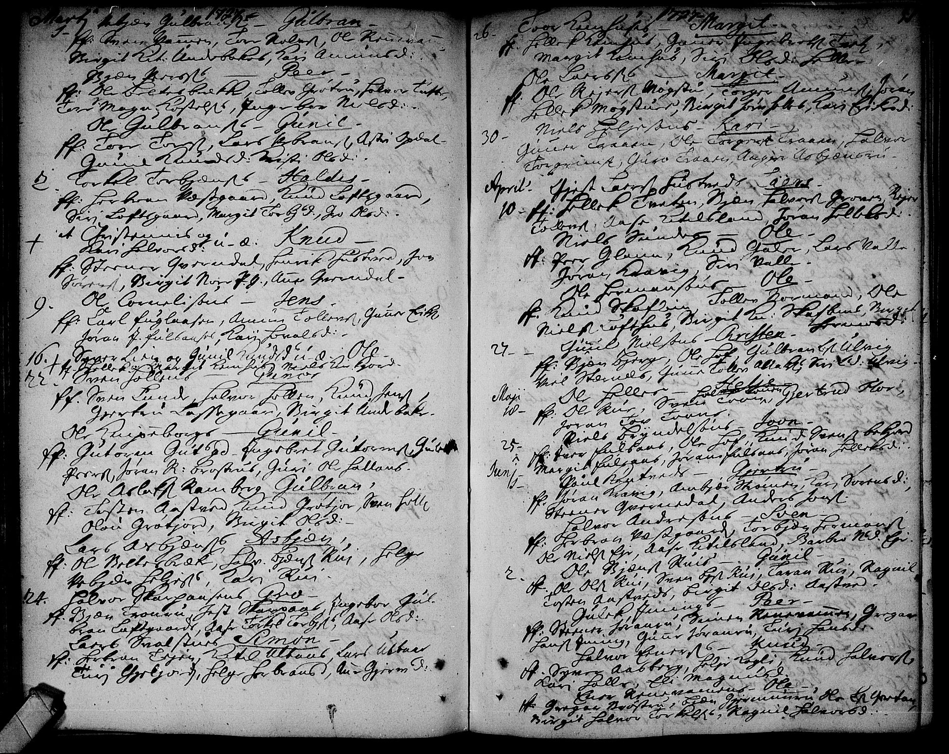 Rollag kirkebøker, AV/SAKO-A-240/F/Fa/L0002: Parish register (official) no. I 2, 1714-1742, p. 51