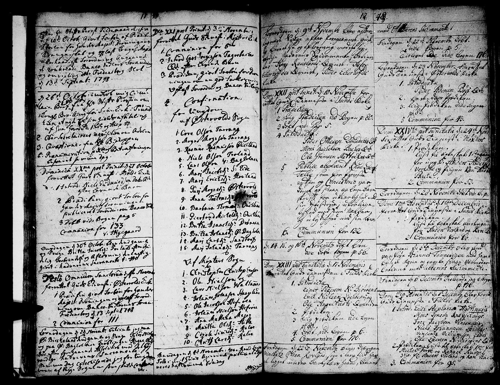 Sund sokneprestembete, AV/SAB-A-99930: Parish register (official) no. A 3, 1740-1769