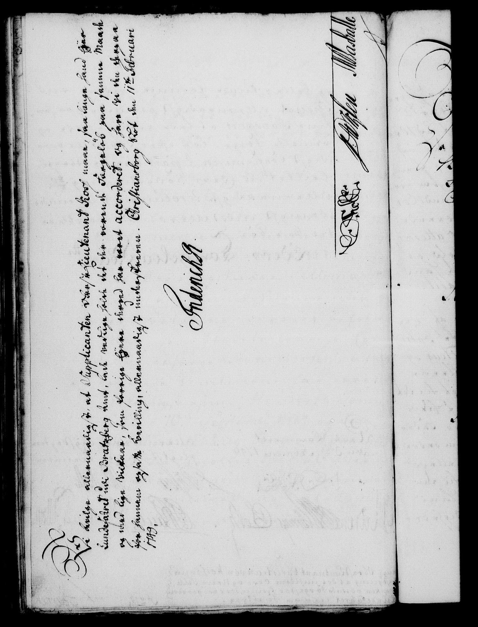Rentekammeret, Kammerkanselliet, RA/EA-3111/G/Gf/Gfa/L0031: Norsk relasjons- og resolusjonsprotokoll (merket RK 52.31), 1749, p. 95