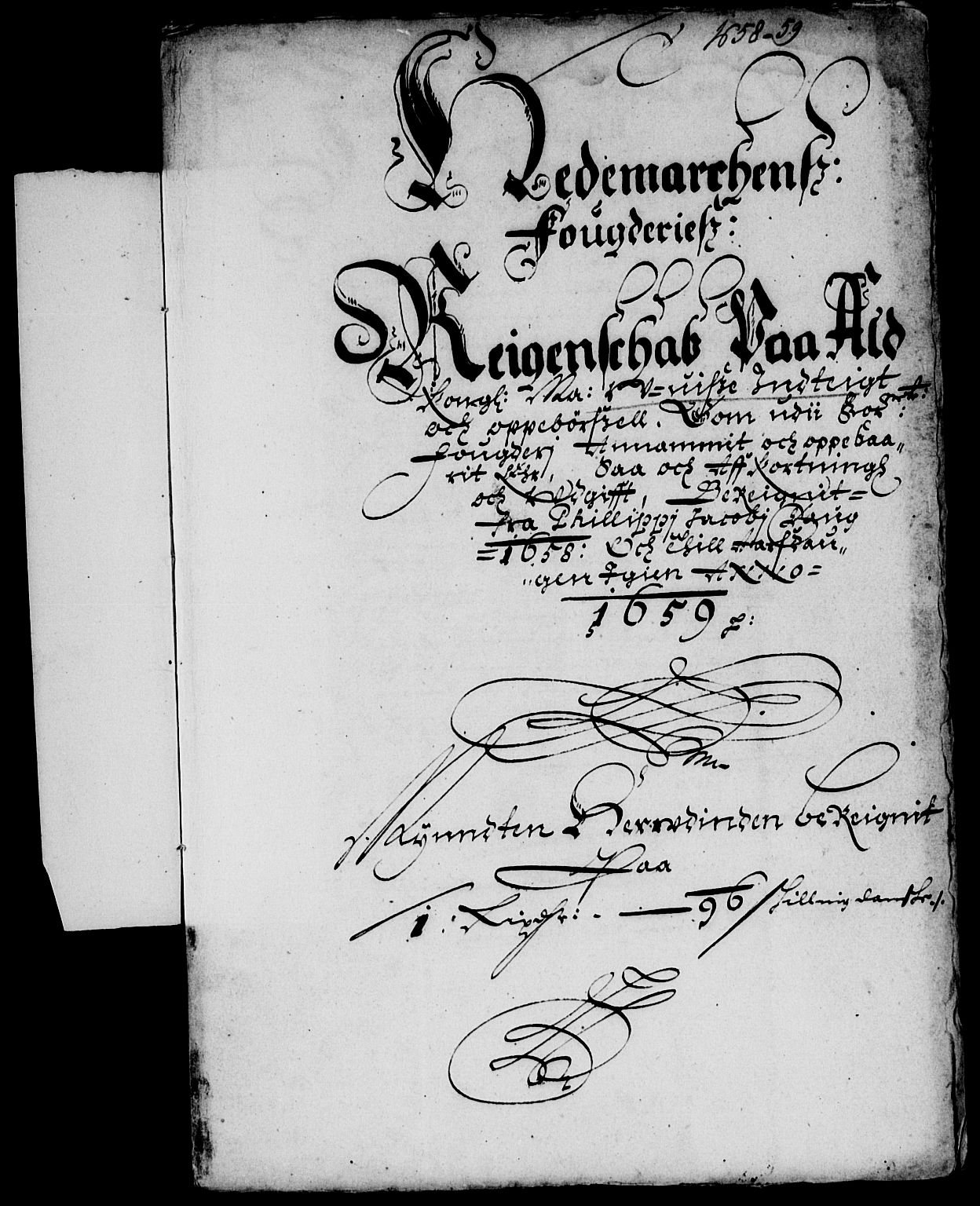 Rentekammeret inntil 1814, Reviderte regnskaper, Lensregnskaper, AV/RA-EA-5023/R/Rb/Rba/L0246: Akershus len, 1657-1659