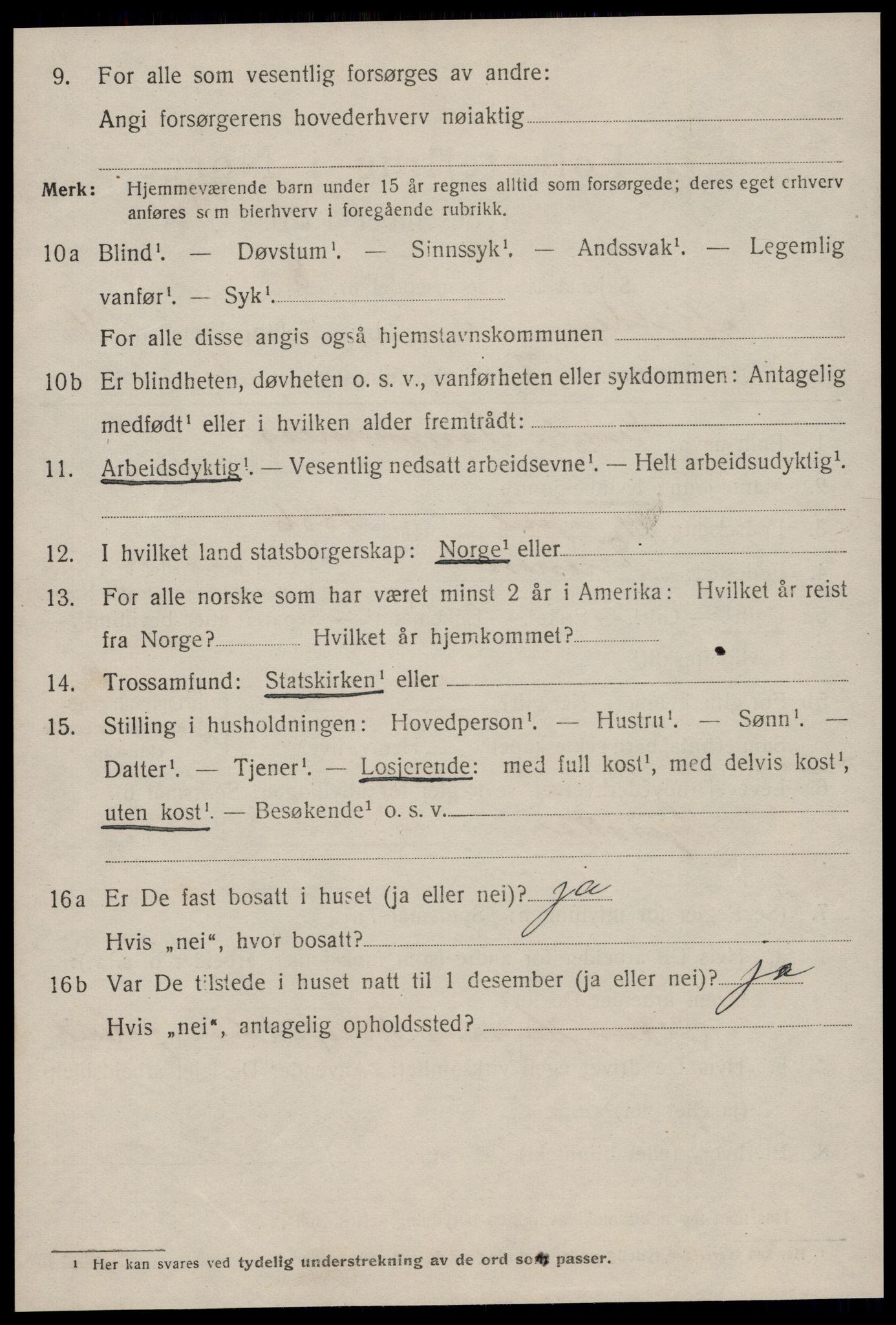 SAT, 1920 census for Molde, 1920, p. 6274