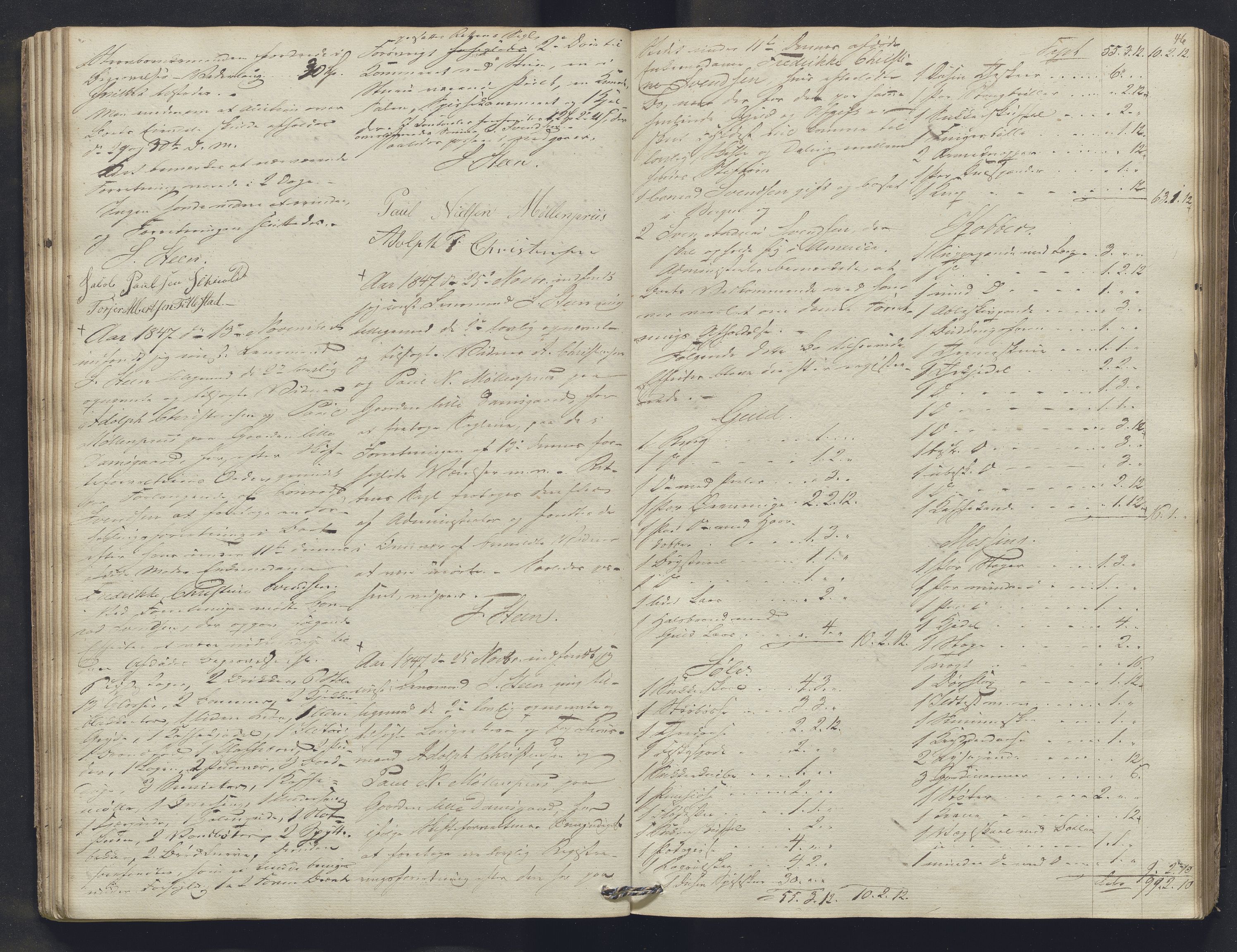 Nordhordland sorenskrivar, SAB/A-2901/1/H/Hb/L0024: Registreringsprotokollar, 1846-1852, p. 46