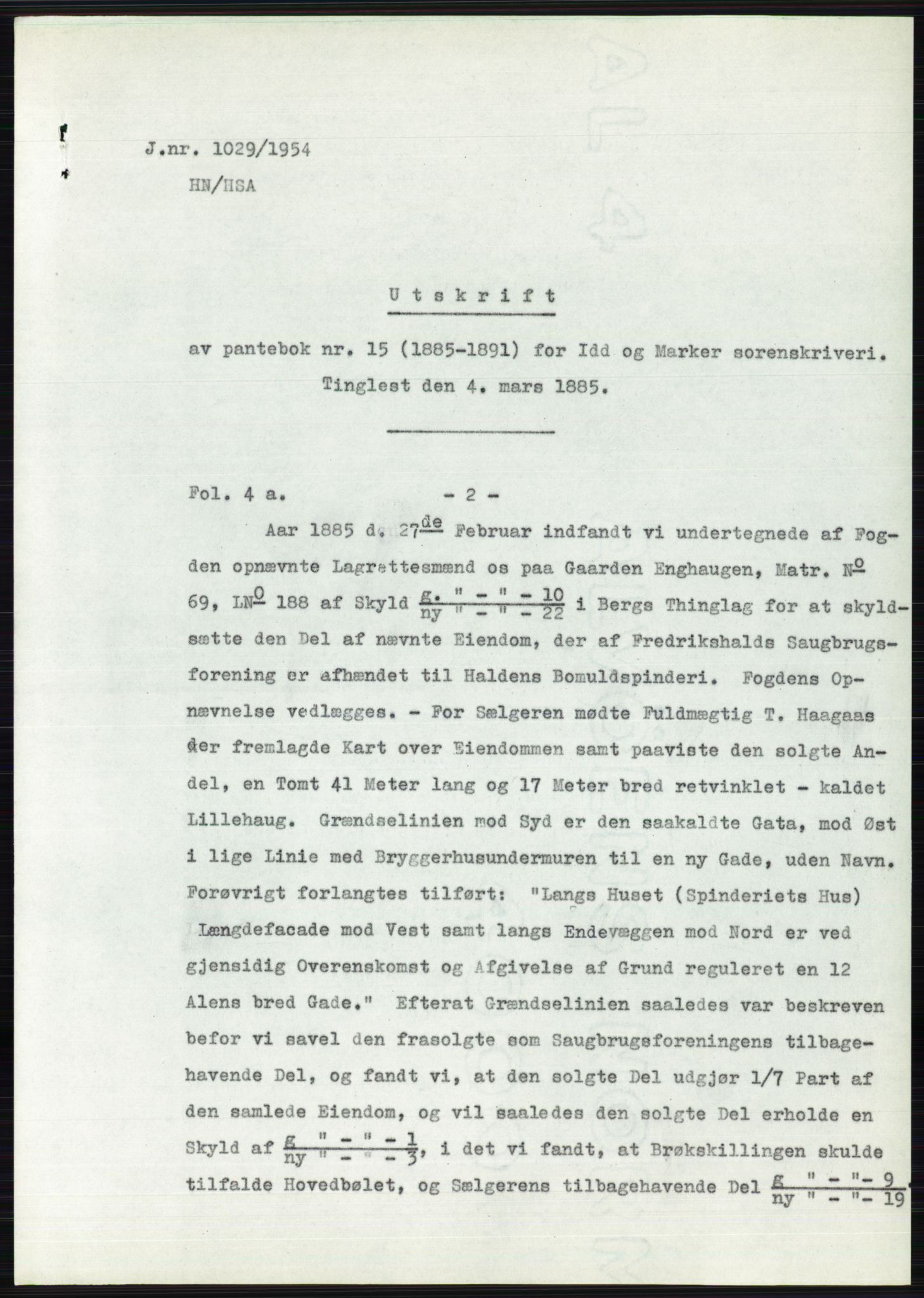 Statsarkivet i Oslo, SAO/A-10621/Z/Zd/L0001: Avskrifter, j.nr 34/1953 og 385-1291/1954, 1953-1954, p. 390