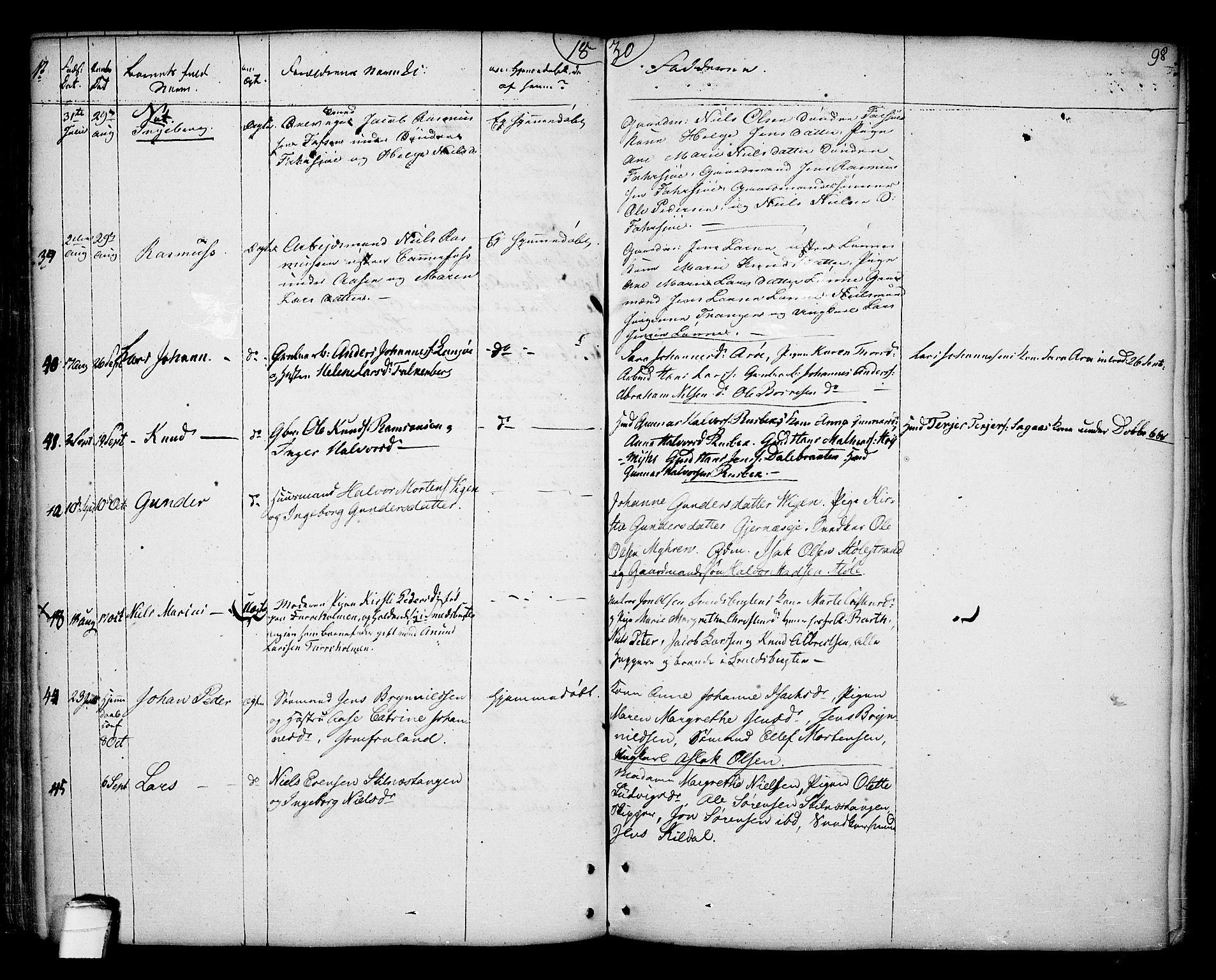 Kragerø kirkebøker, AV/SAKO-A-278/F/Fa/L0002: Parish register (official) no. 2, 1767-1802, p. 98