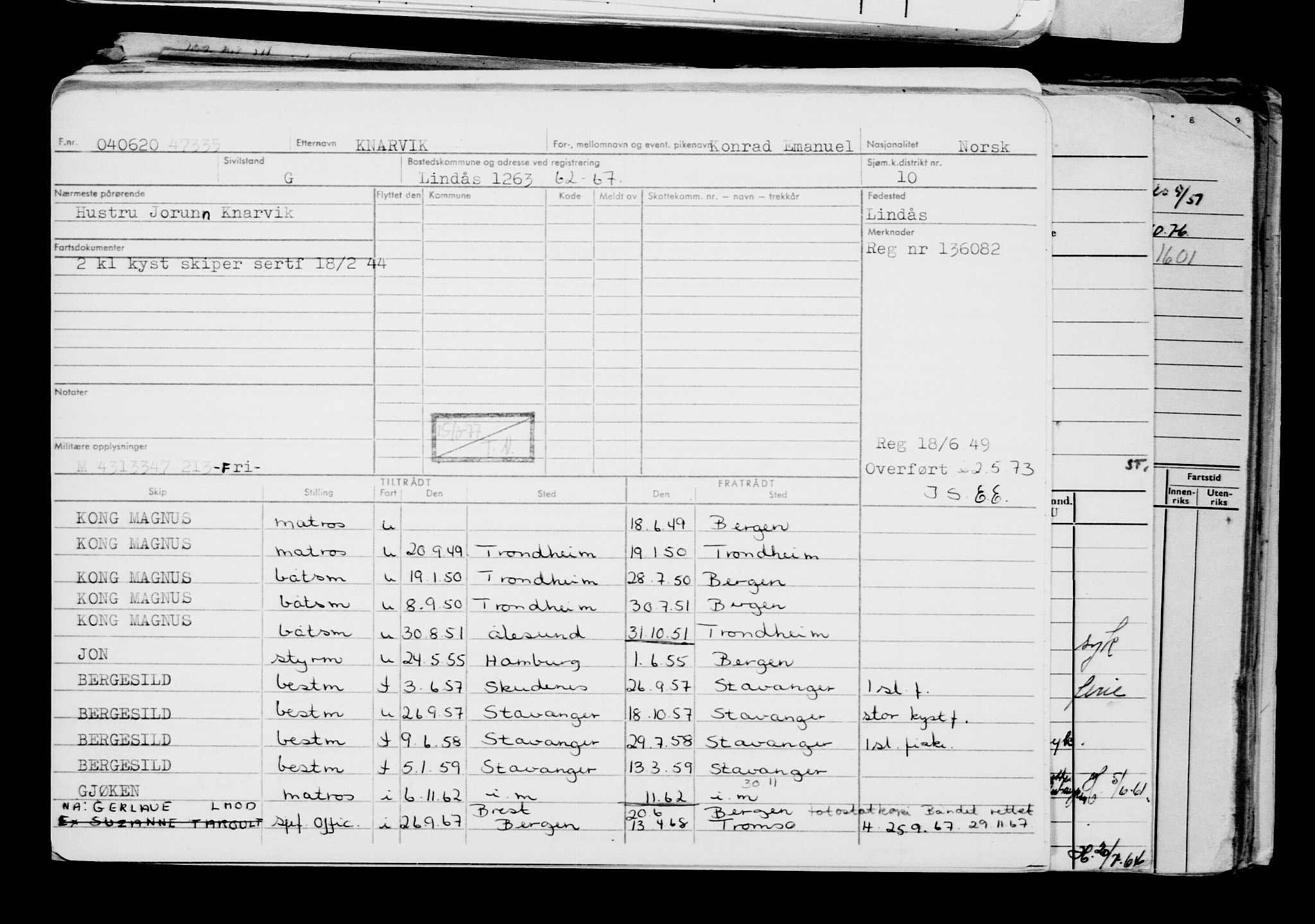 Direktoratet for sjømenn, AV/RA-S-3545/G/Gb/L0181: Hovedkort, 1920, p. 588