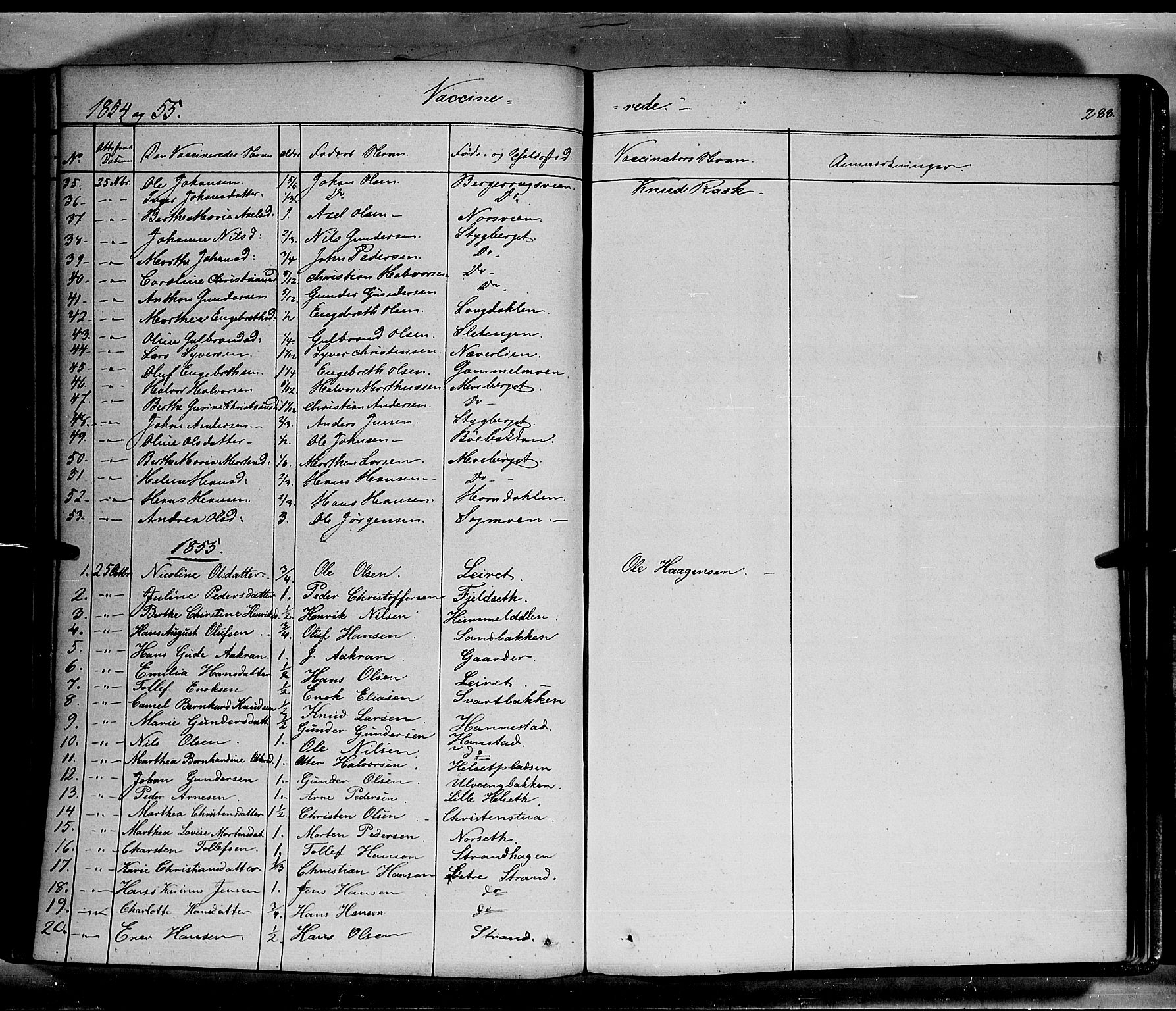 Elverum prestekontor, SAH/PREST-044/H/Ha/Haa/L0009: Parish register (official) no. 9, 1843-1856, p. 288