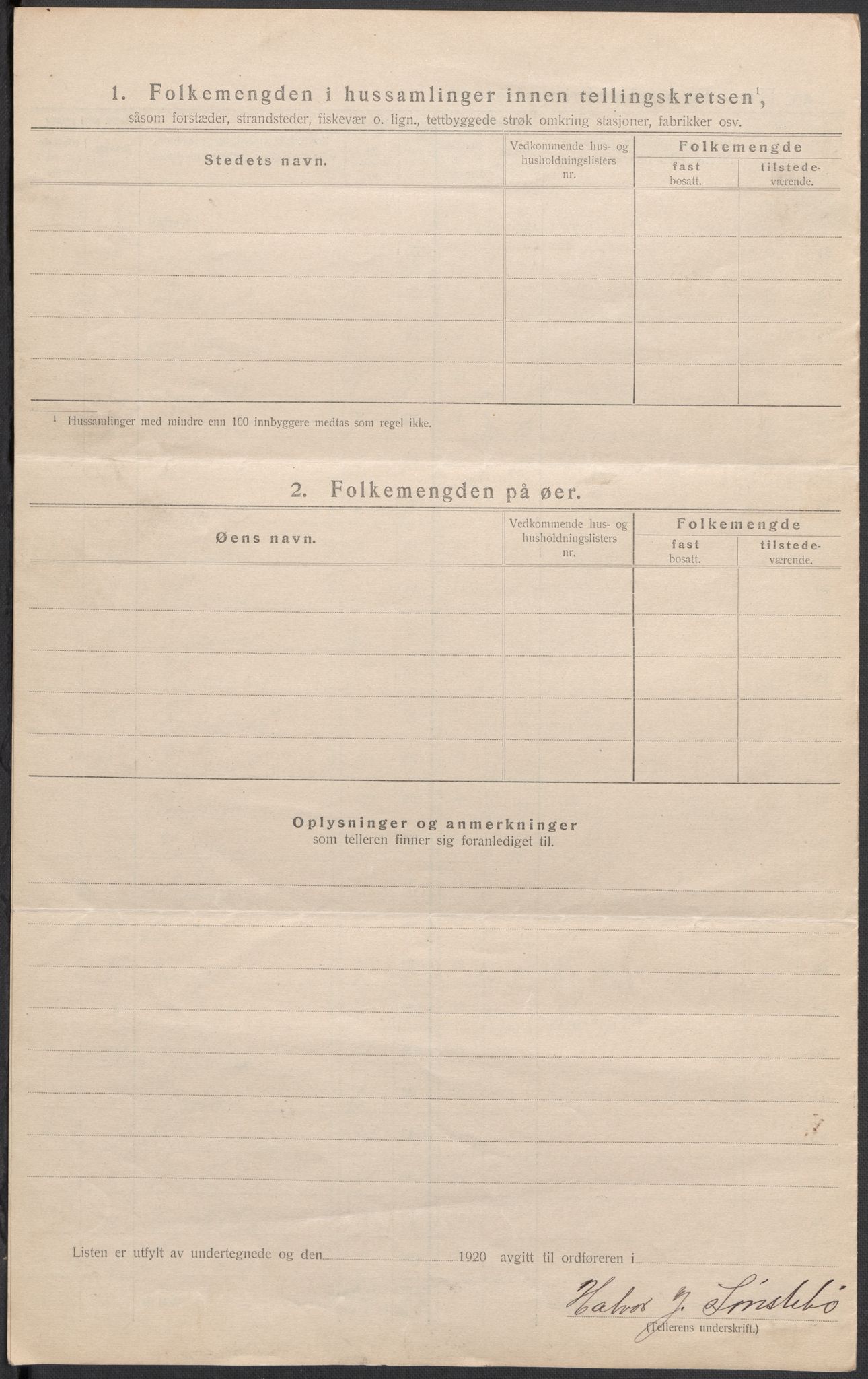 SAKO, 1920 census for Bø (Telemark), 1920, p. 16