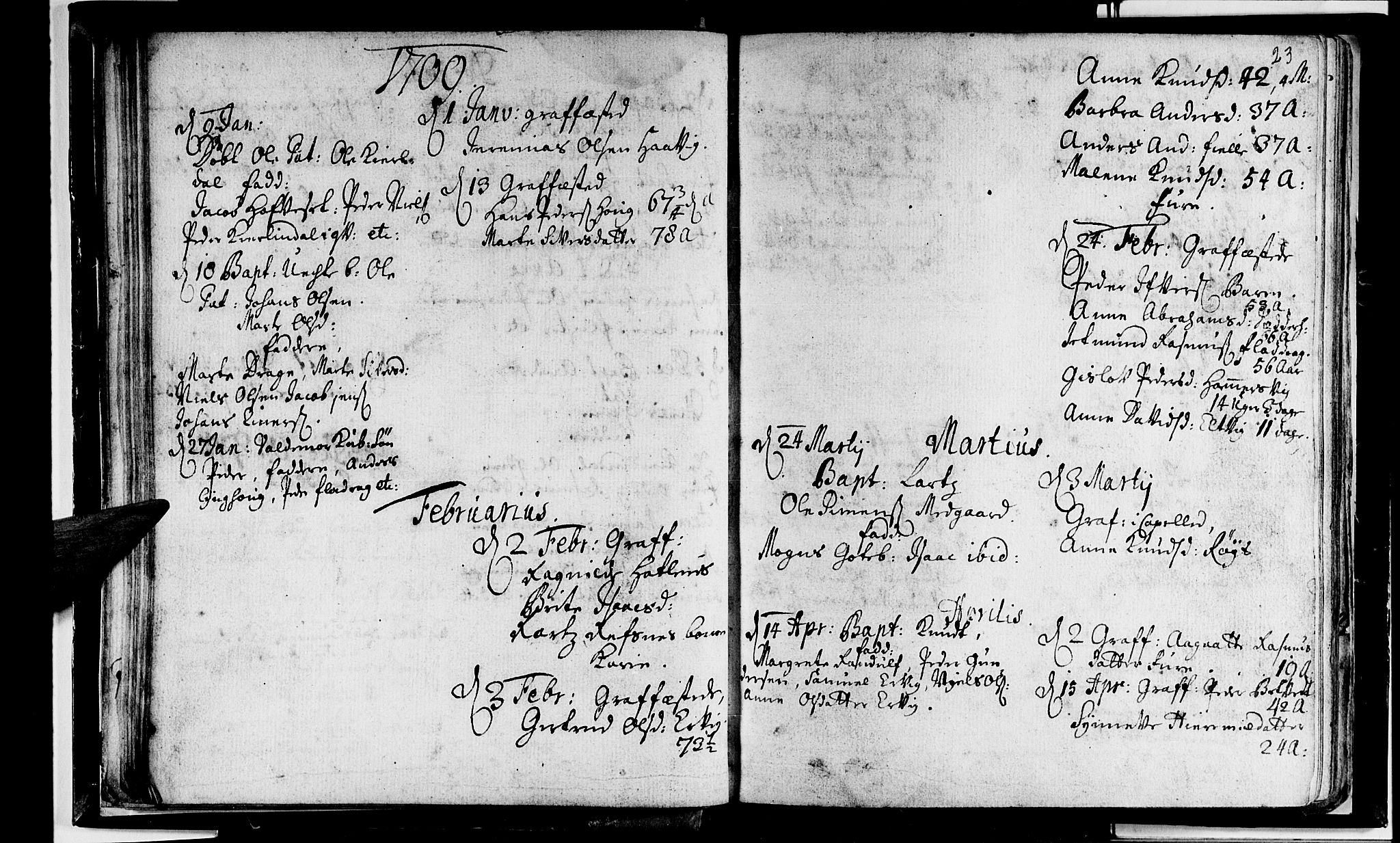 Selje sokneprestembete, AV/SAB-A-99938/H/Ha/Haa/Haaa: Parish register (official) no. A 2, 1704-1715, p. 23