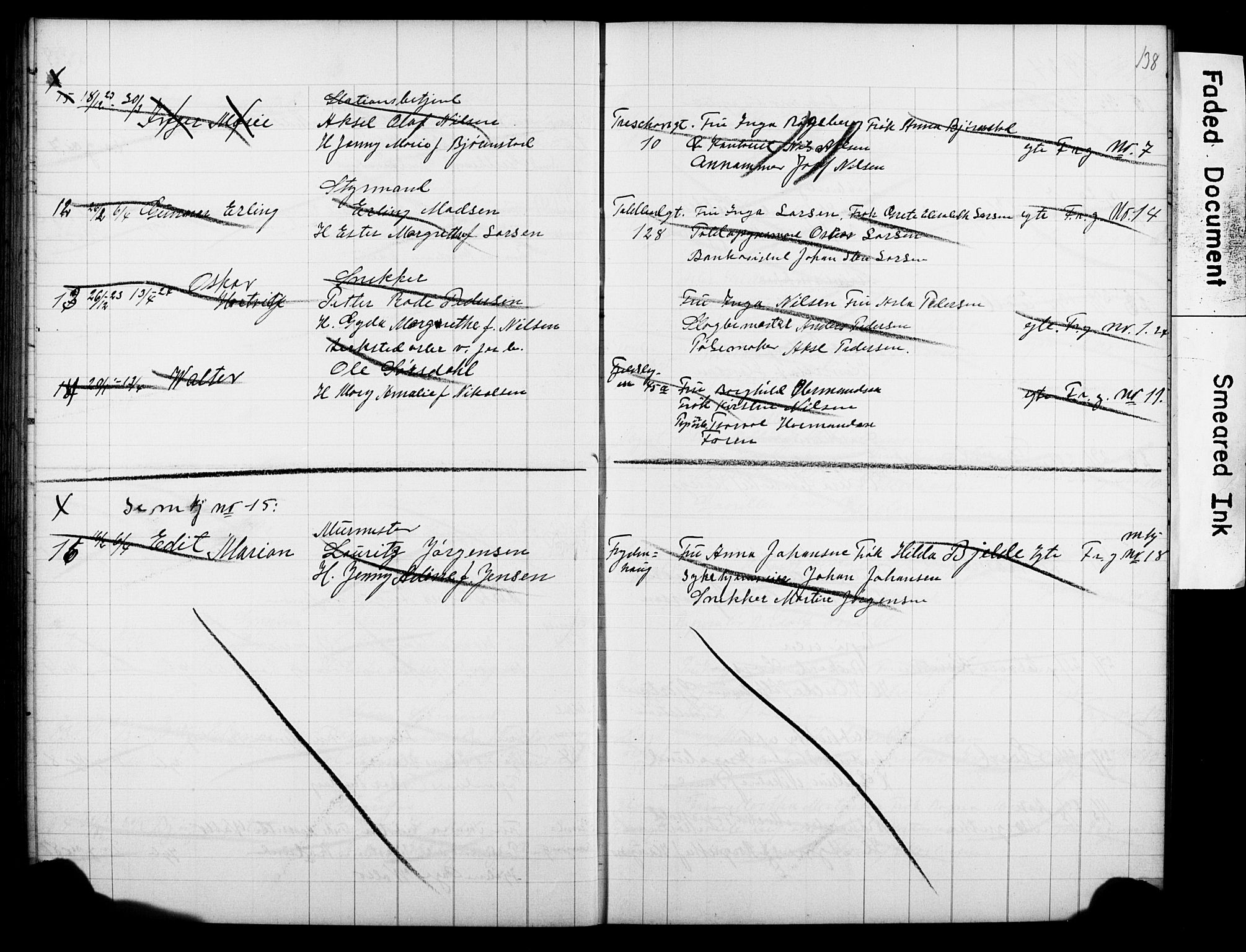 Strømsø kirkebøker, AV/SAKO-A-246/Y/Ya/L0007: Parish register draft no. I 7, 1915-1932, p. 138