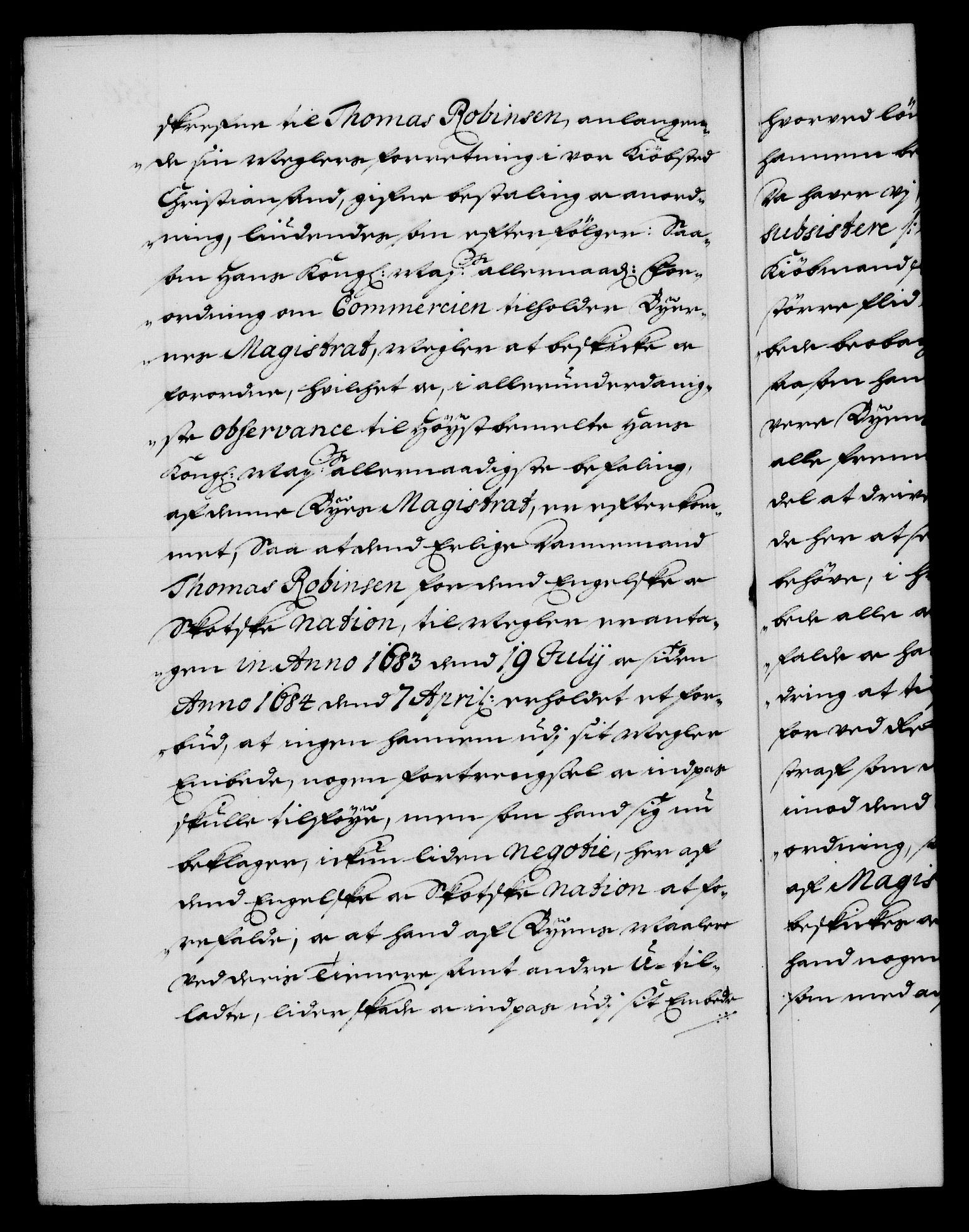 Danske Kanselli 1572-1799, AV/RA-EA-3023/F/Fc/Fca/Fcaa/L0014: Norske registre (mikrofilm), 1685-1687, p. 550b