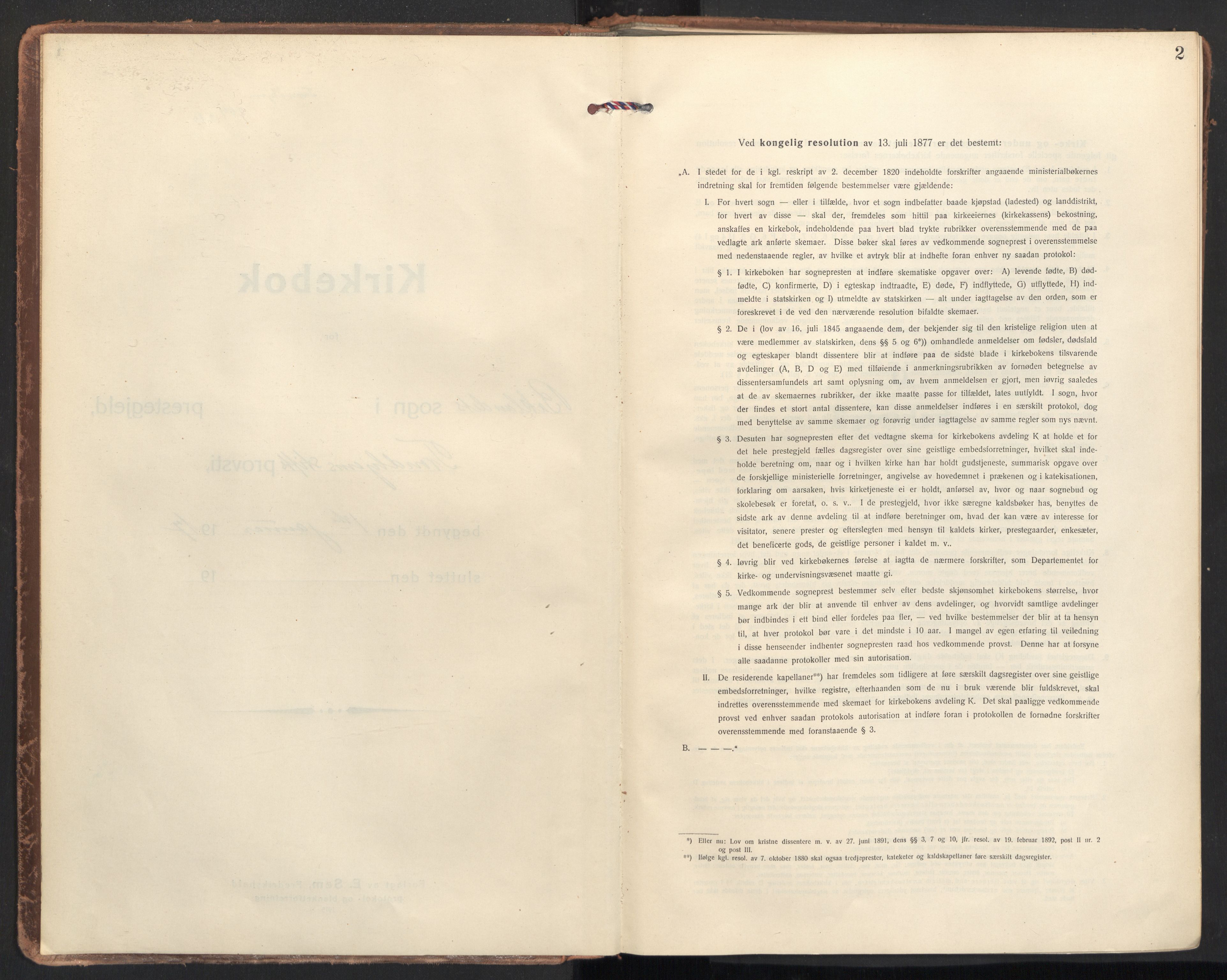 Ministerialprotokoller, klokkerbøker og fødselsregistre - Sør-Trøndelag, SAT/A-1456/604/L0206: Parish register (official) no. 604A26, 1917-1931, p. 2