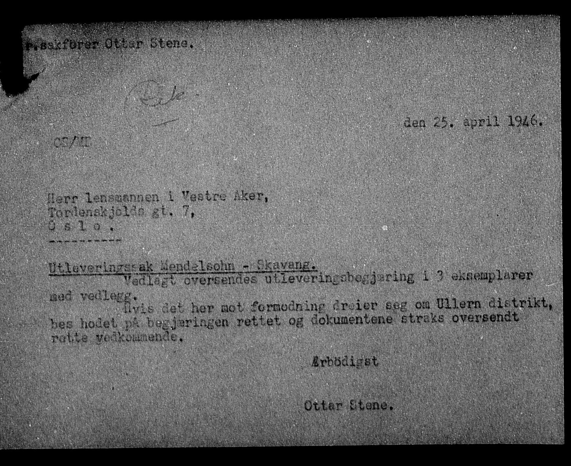 Justisdepartementet, Tilbakeføringskontoret for inndratte formuer, AV/RA-S-1564/H/Hc/Hca/L0909: --, 1945-1947, p. 97