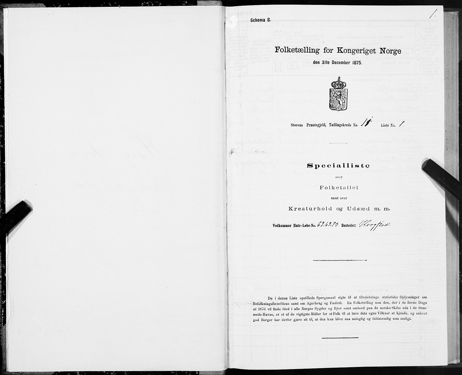 SAT, 1875 census for 1648P Støren, 1875, p. 6001