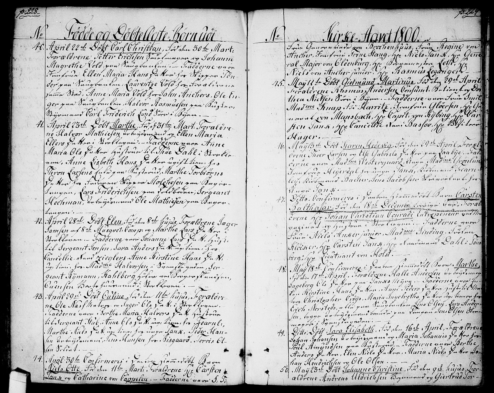 Halden prestekontor Kirkebøker, SAO/A-10909/F/Fa/L0002: Parish register (official) no. I 2, 1792-1812, p. 228-229