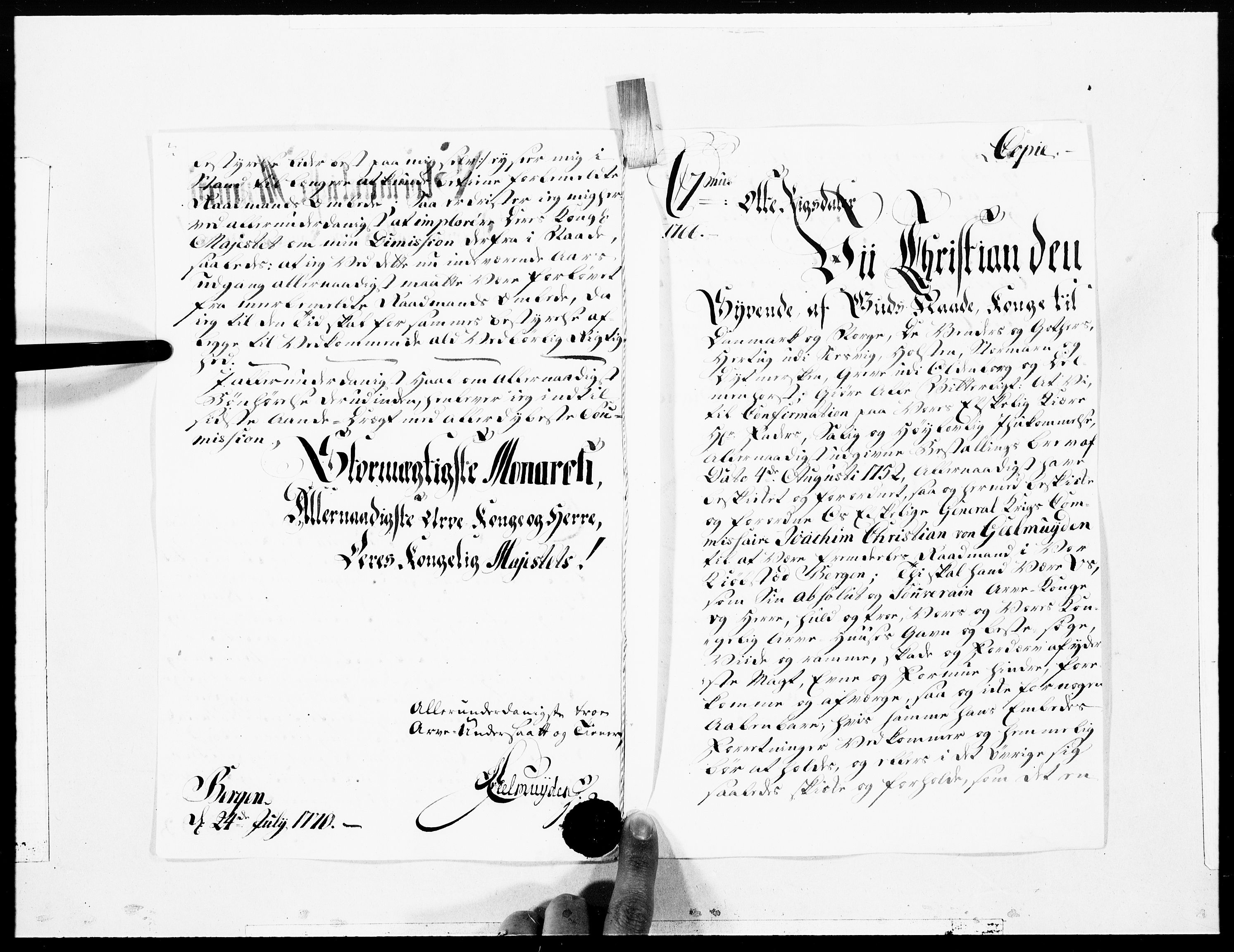 Danske Kanselli 1572-1799, AV/RA-EA-3023/F/Fc/Fcc/Fcca/L0203: Norske innlegg 1572-1799, 1771, p. 22
