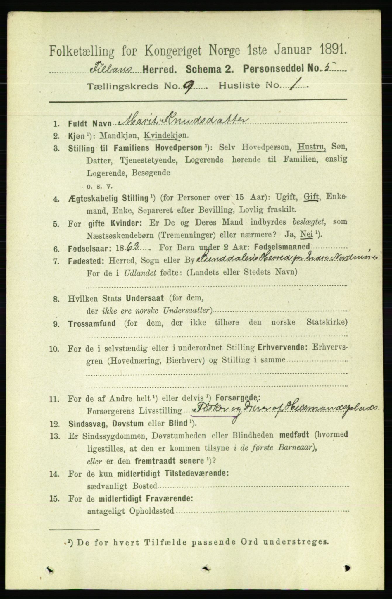RA, 1891 census for 1616 Fillan, 1891, p. 2028