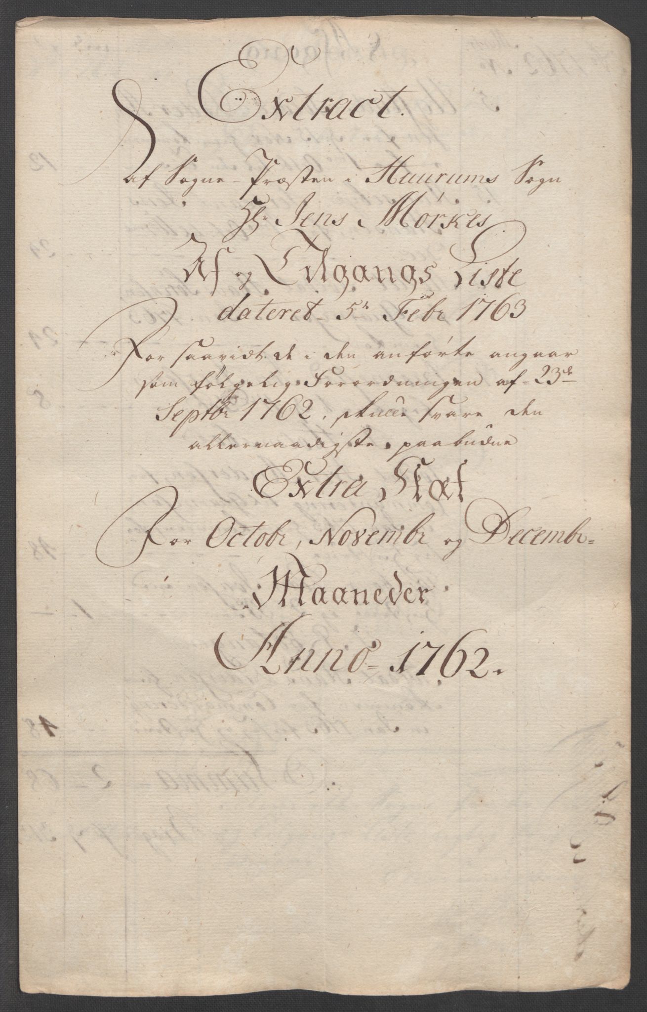 Rentekammeret inntil 1814, Reviderte regnskaper, Fogderegnskap, RA/EA-4092/R31/L1833: Ekstraskatten Hurum, Røyken, Eiker, Lier og Buskerud, 1762-1764, p. 18