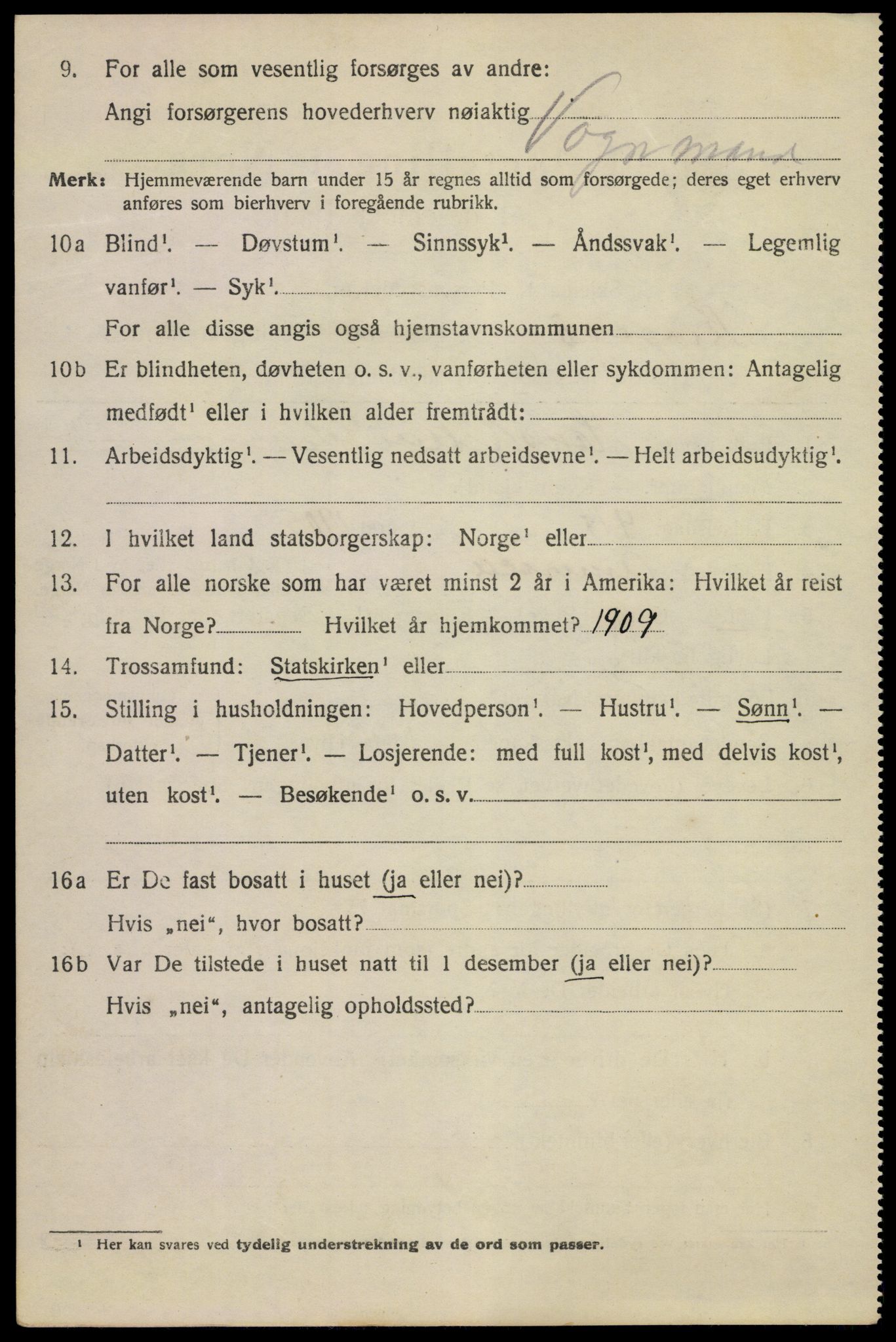 SAKO, 1920 census for Kragerø, 1920, p. 13882