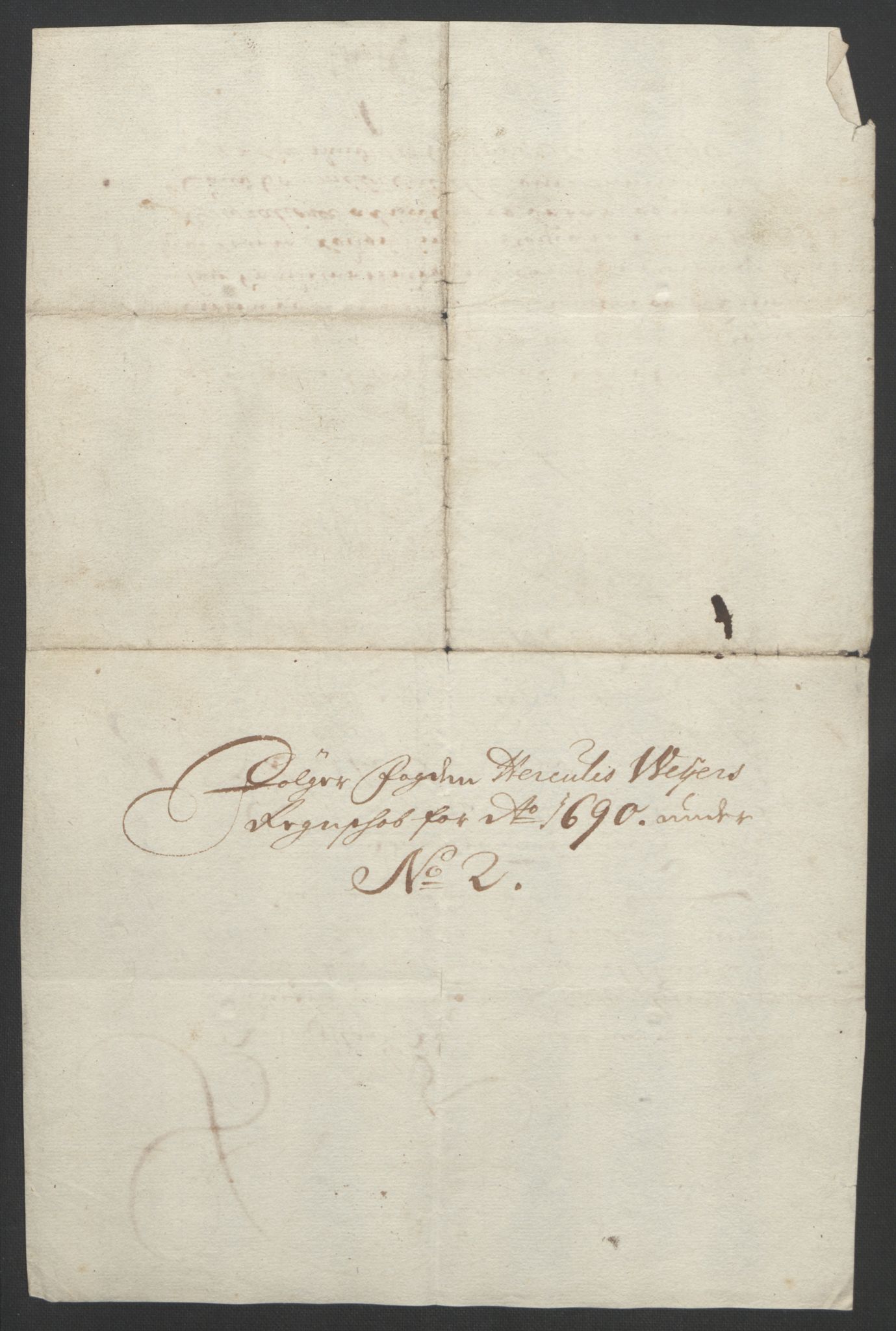 Rentekammeret inntil 1814, Reviderte regnskaper, Fogderegnskap, AV/RA-EA-4092/R35/L2091: Fogderegnskap Øvre og Nedre Telemark, 1690-1693, p. 12