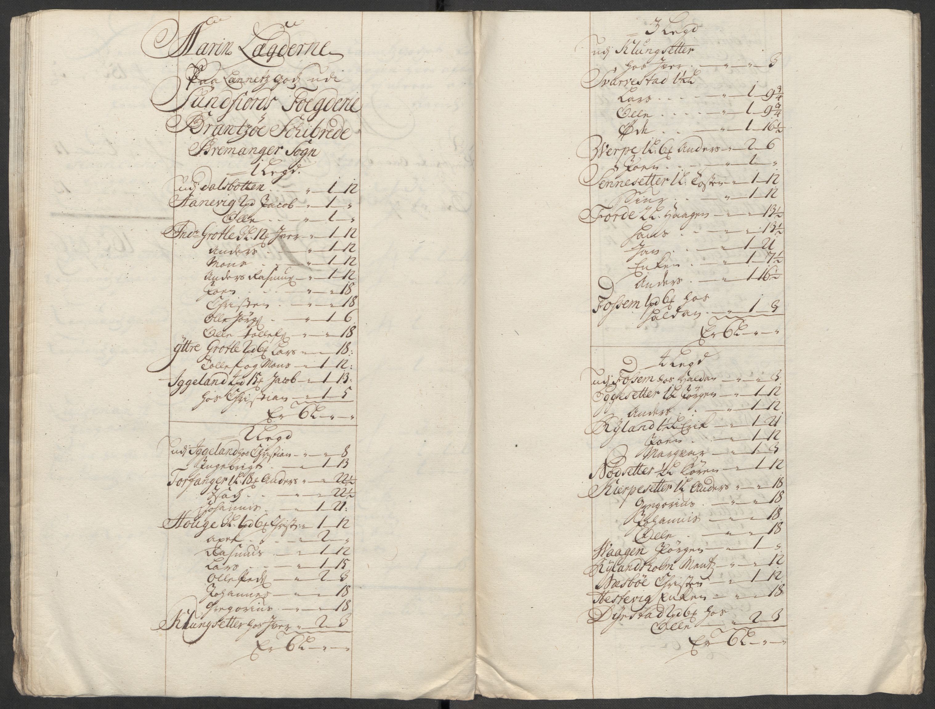 Rentekammeret inntil 1814, Reviderte regnskaper, Fogderegnskap, AV/RA-EA-4092/R53/L3439: Fogderegnskap Sunn- og Nordfjord, 1715, p. 264