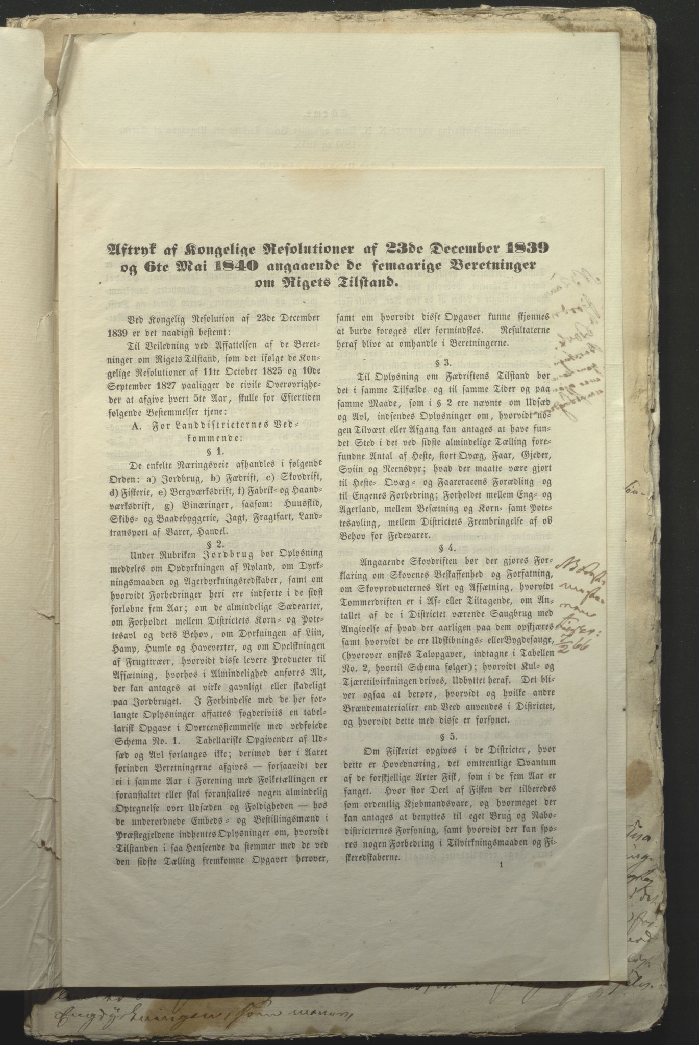 Fylkesmannen i Finnmark, SATØ/S-1120/1Cc/L2472: Femårsberetninger - grunnlagsmateriale, 1861-1870, p. 3