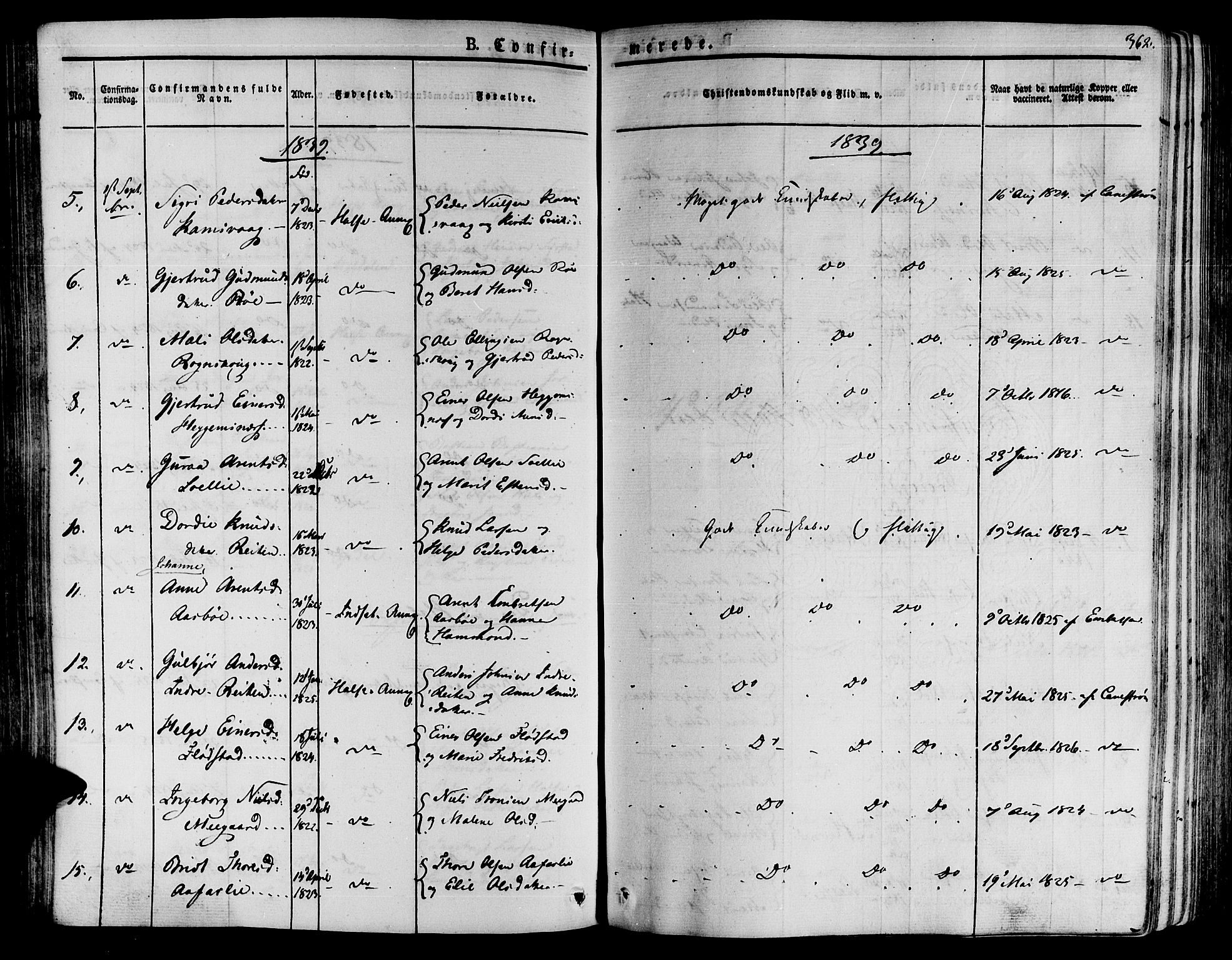 Ministerialprotokoller, klokkerbøker og fødselsregistre - Møre og Romsdal, AV/SAT-A-1454/592/L1025: Parish register (official) no. 592A03 /2, 1831-1849, p. 362