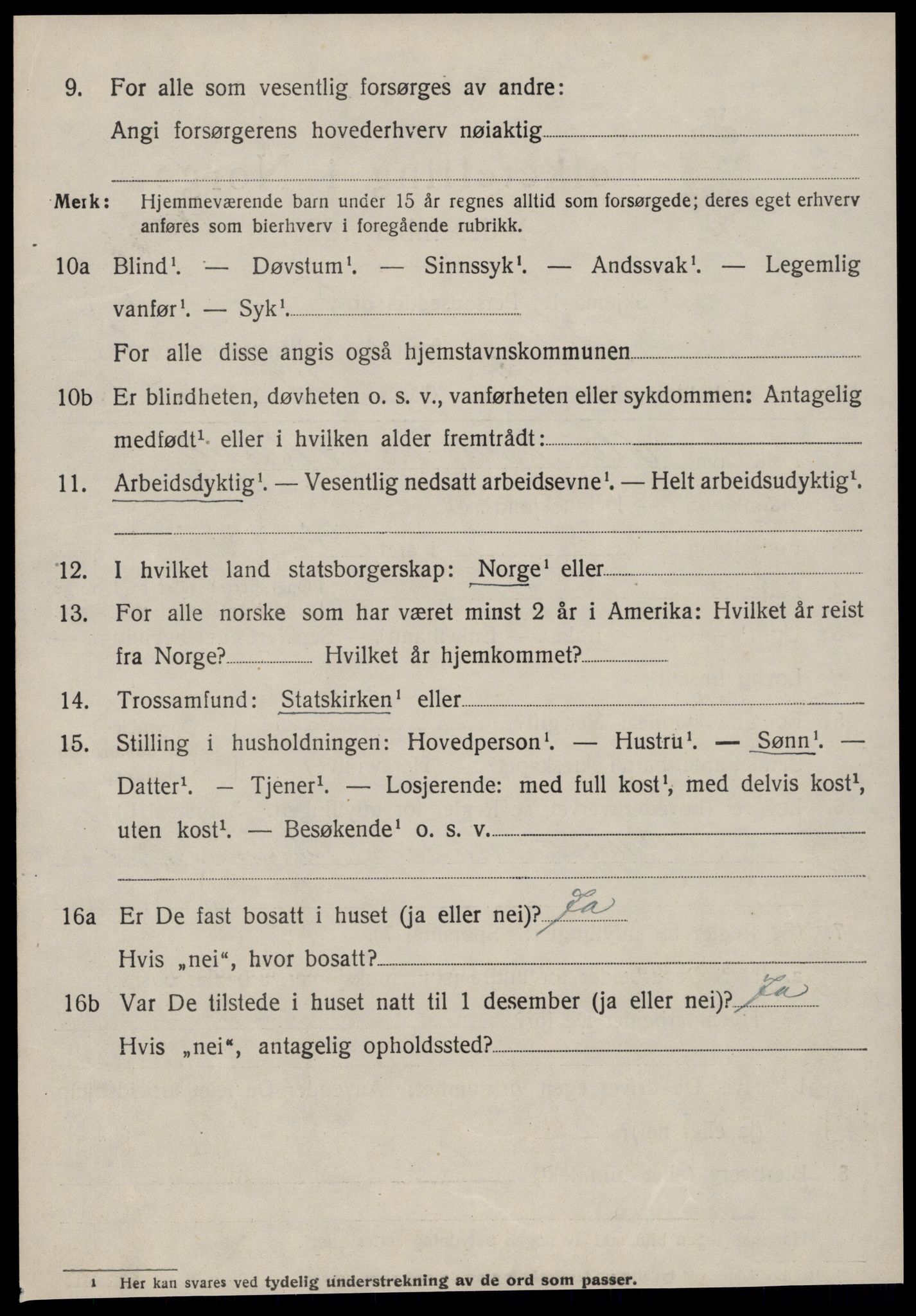 SAT, 1920 census for Hen, 1920, p. 987