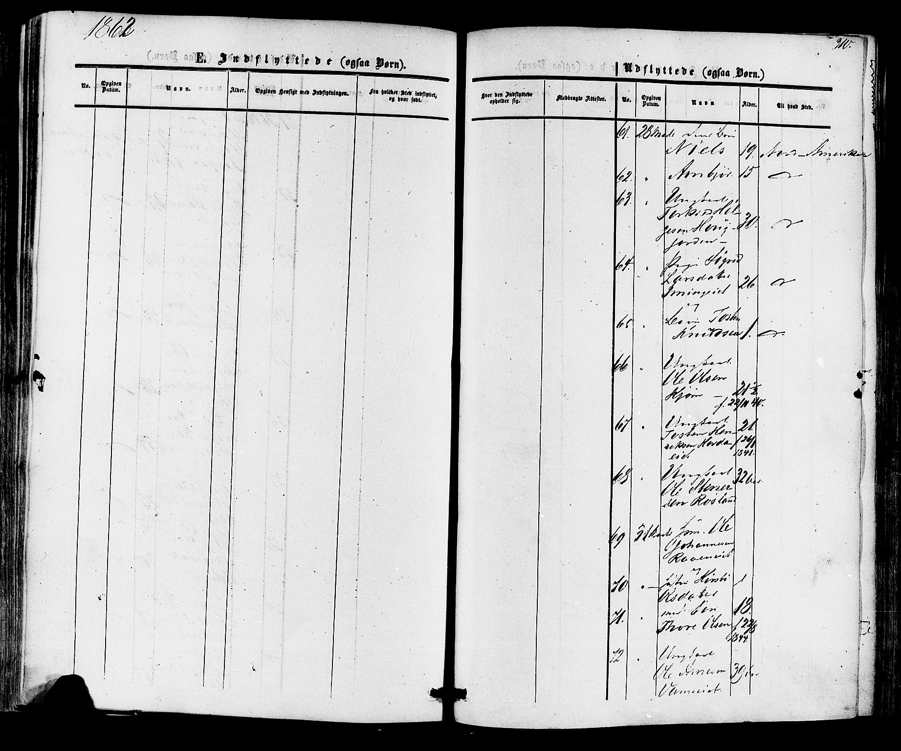 Nore kirkebøker, AV/SAKO-A-238/F/Fa/L0003: Parish register (official) no. I 3, 1858-1866, p. 310