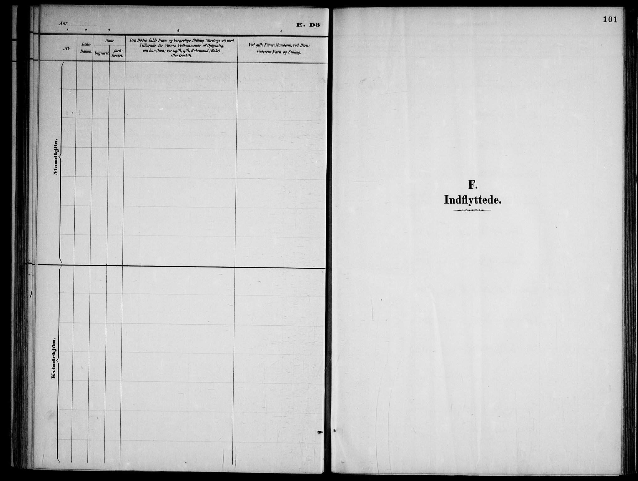 Lårdal kirkebøker, SAKO/A-284/F/Fa/L0007: Parish register (official) no. I 7, 1887-1906, p. 101