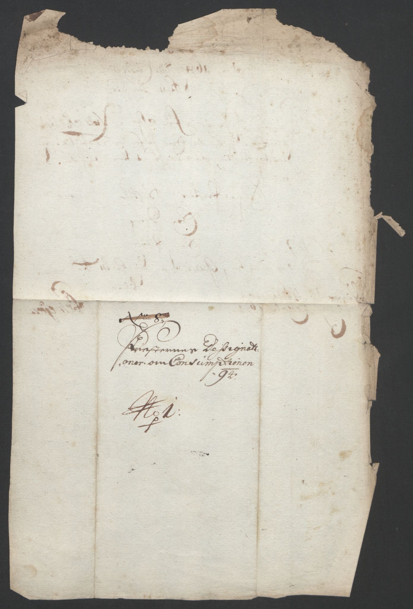 Rentekammeret inntil 1814, Reviderte regnskaper, Fogderegnskap, AV/RA-EA-4092/R48/L2975: Fogderegnskap Sunnhordland og Hardanger, 1694, p. 314