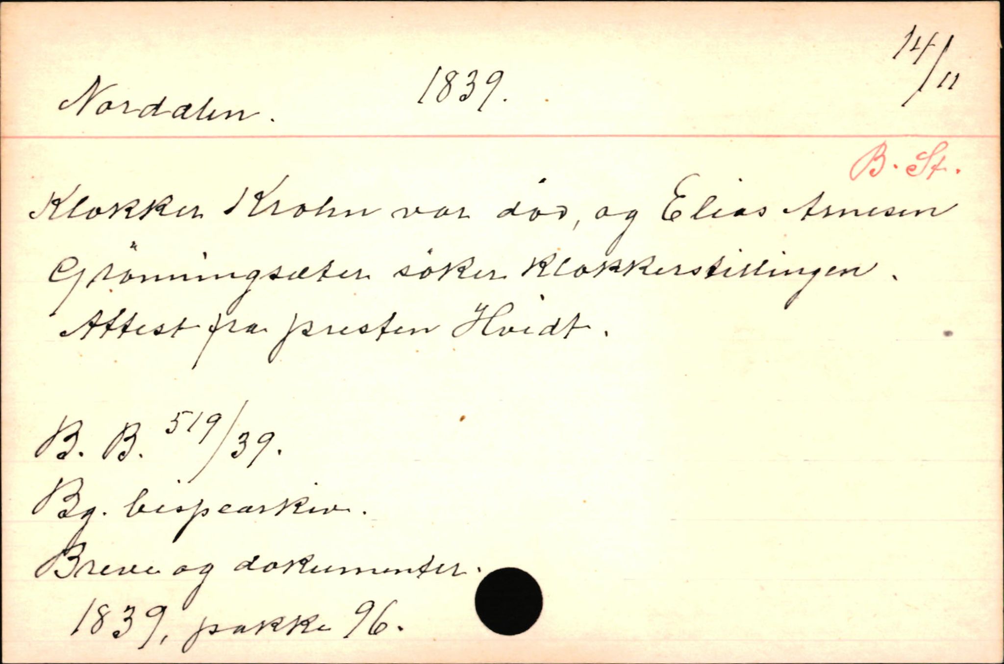 Haugen, Johannes - lærer, AV/SAB-SAB/PA-0036/01/L0001: Om klokkere og lærere, 1521-1904, p. 10969