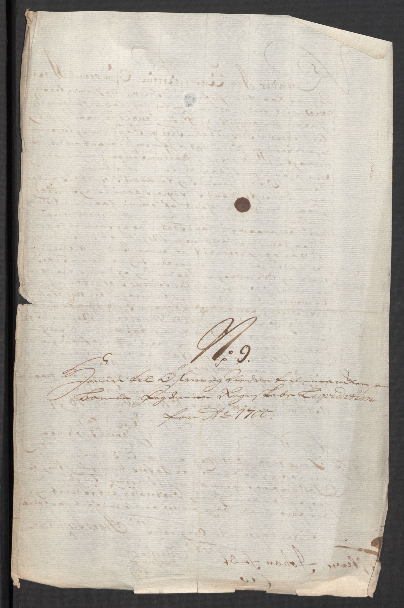 Rentekammeret inntil 1814, Reviderte regnskaper, Fogderegnskap, AV/RA-EA-4092/R36/L2104: Fogderegnskap Øvre og Nedre Telemark og Bamble, 1700, p. 7