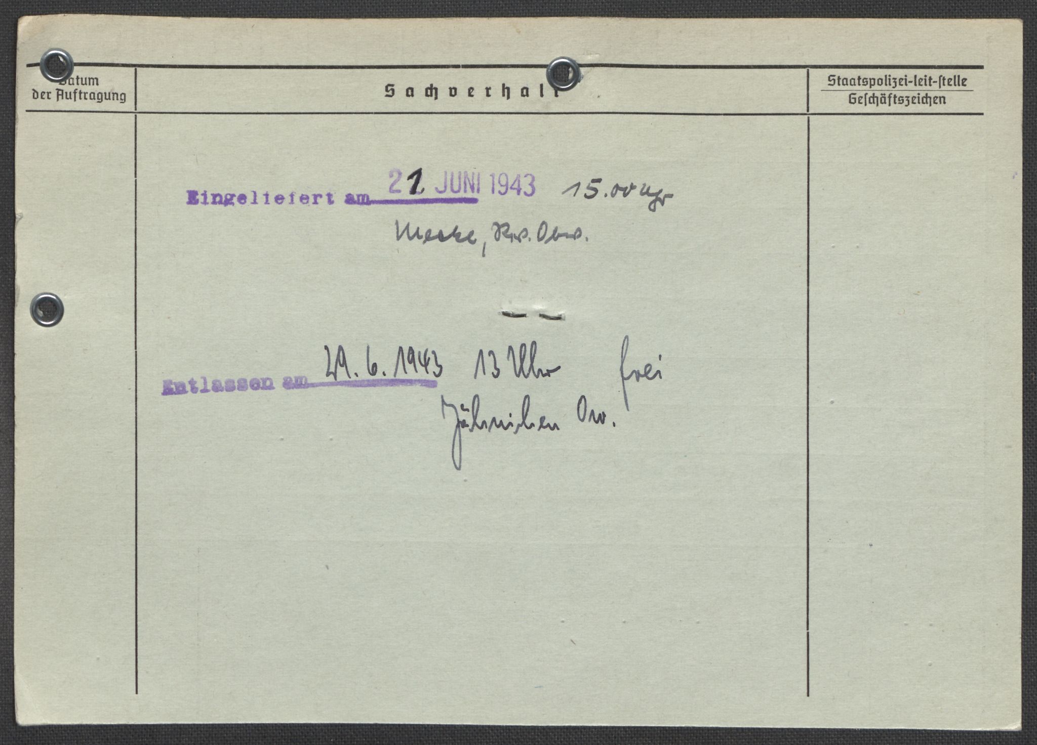 Befehlshaber der Sicherheitspolizei und des SD, AV/RA-RAFA-5969/E/Ea/Eaa/L0007: Register over norske fanger i Møllergata 19: Lundb-N, 1940-1945, p. 473