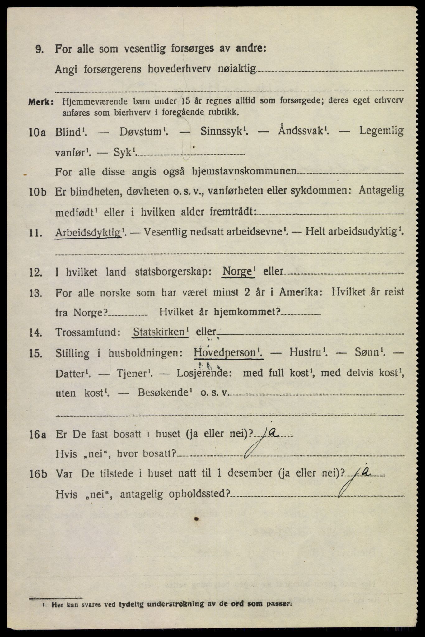 SAKO, 1920 census for Sauherad, 1920, p. 1518