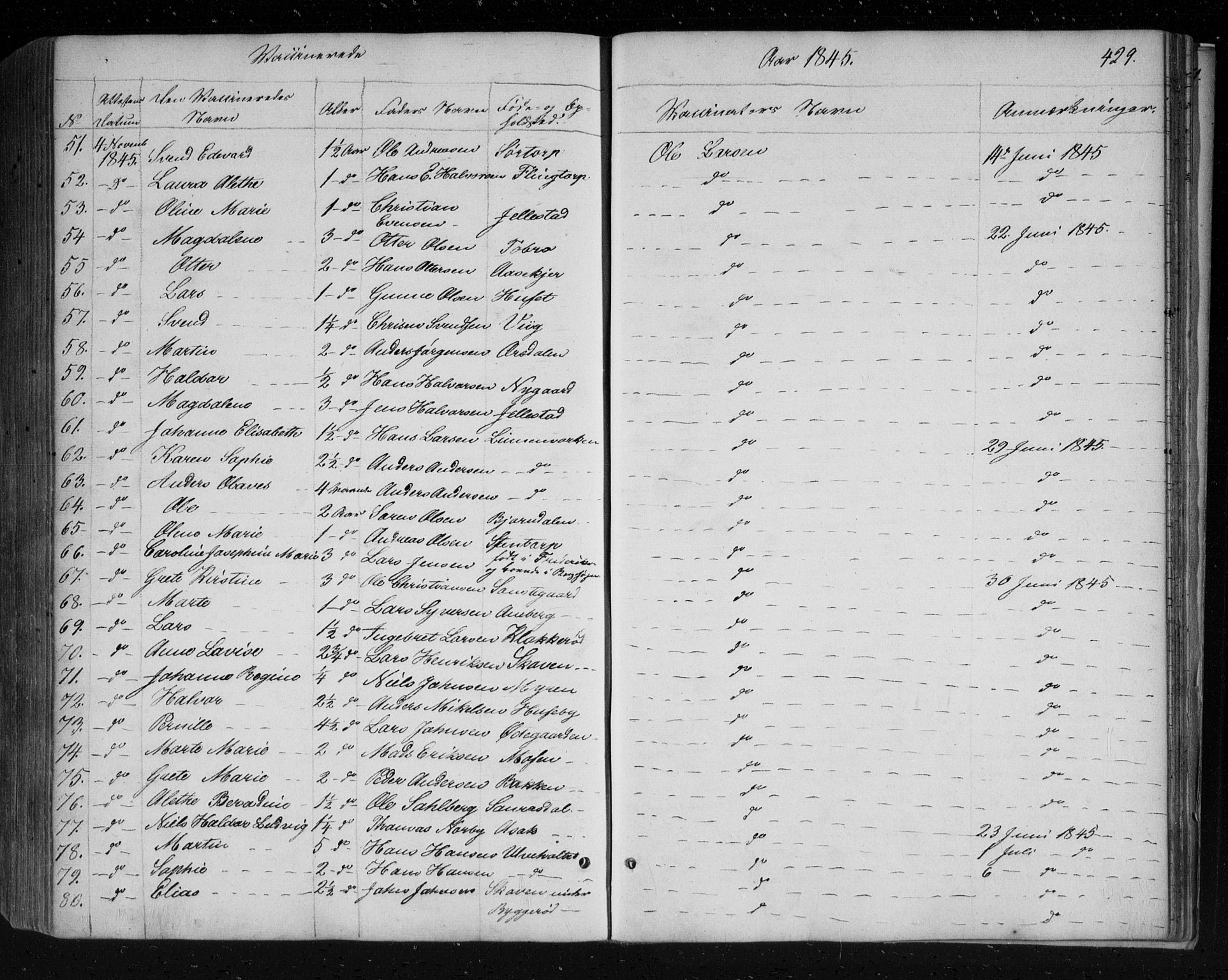 Berg prestekontor Kirkebøker, SAO/A-10902/F/Fa/L0004: Parish register (official) no. I 4, 1843-1860, p. 429