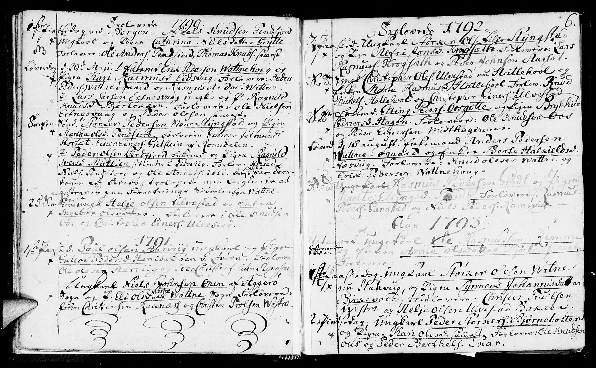 Ministerialprotokoller, klokkerbøker og fødselsregistre - Møre og Romsdal, AV/SAT-A-1454/525/L0372: Parish register (official) no. 525A02, 1778-1817, p. 6