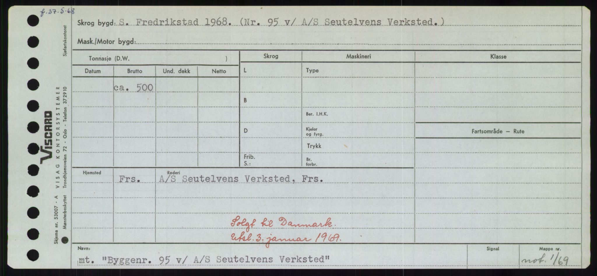 Sjøfartsdirektoratet med forløpere, Skipsmålingen, AV/RA-S-1627/H/Hd/L0006: Fartøy, Byg-Båt, p. 581