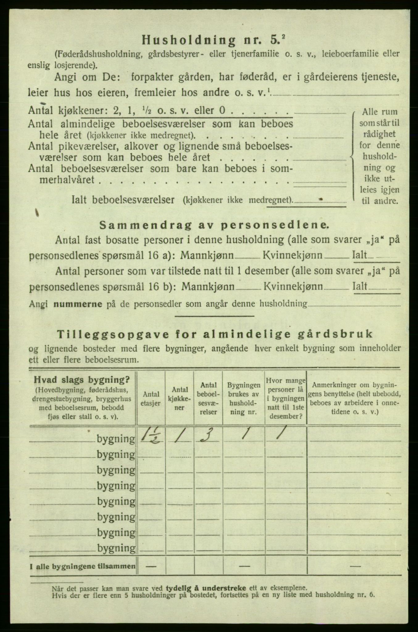 SAB, 1920 census for Strandebarm, 1920, p. 236